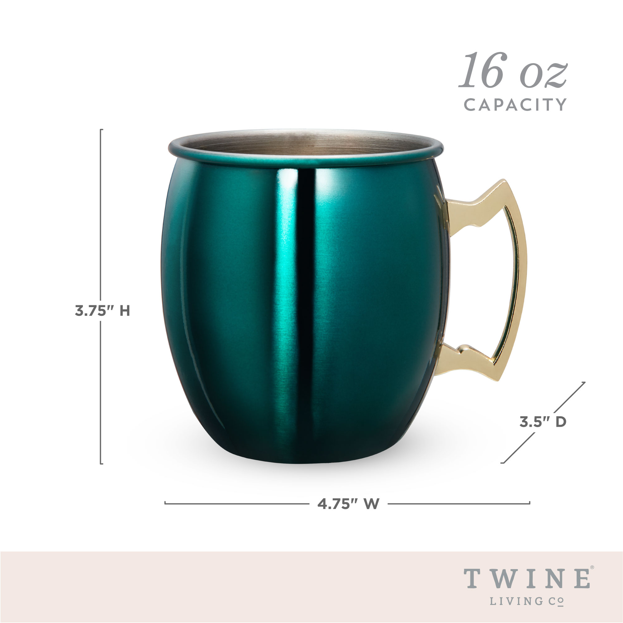 Twine Living® Holiday Moscow Mule Mug 2