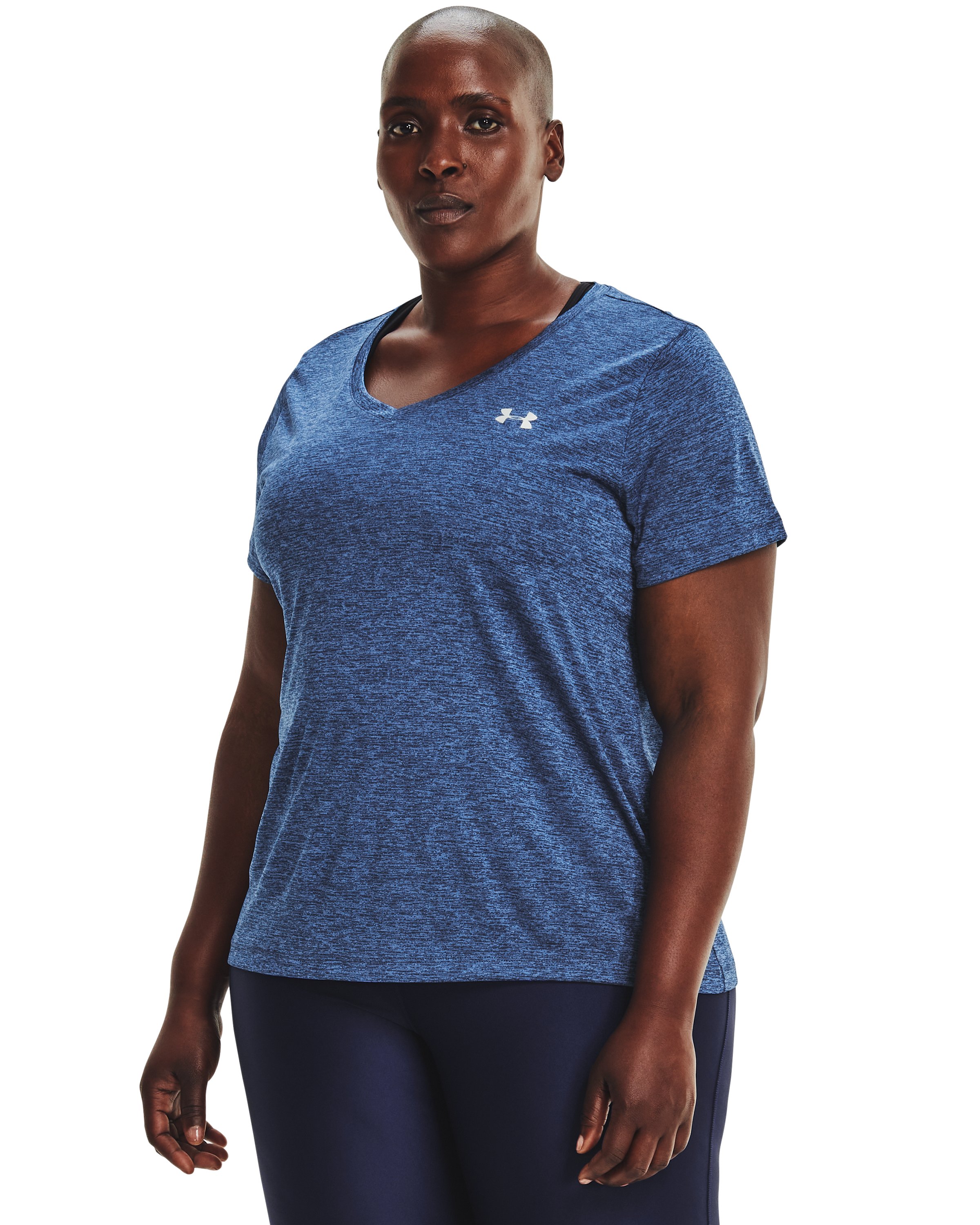 UA Tech Twist Women's V-Neck Short Sleeve 10