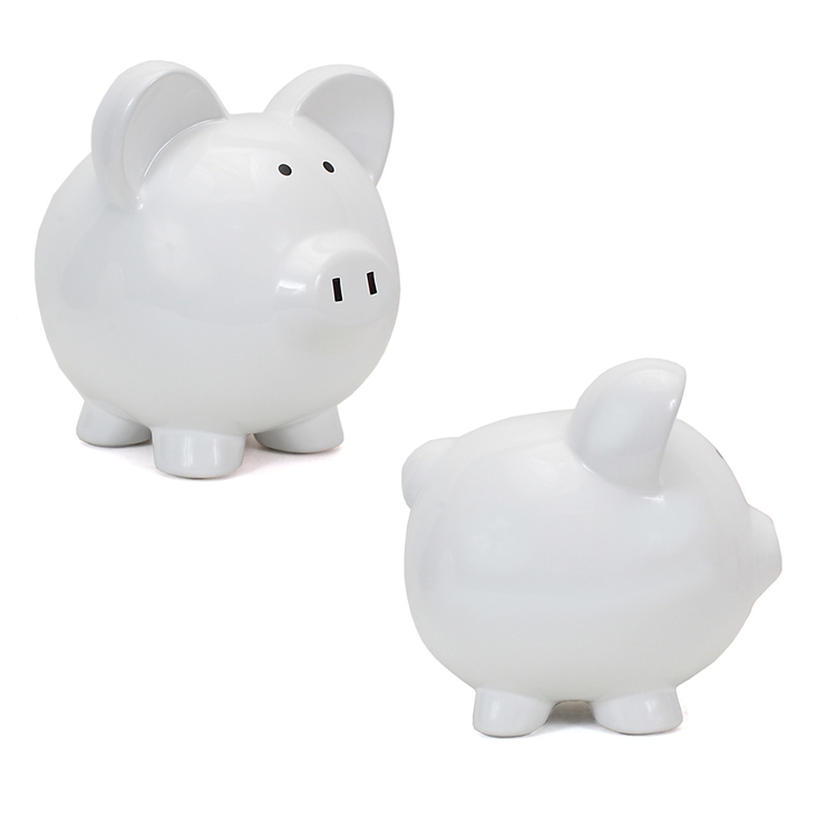 13" Boss Hog Piggy Bank - Extra Large (Dolomite Ceramic) 2