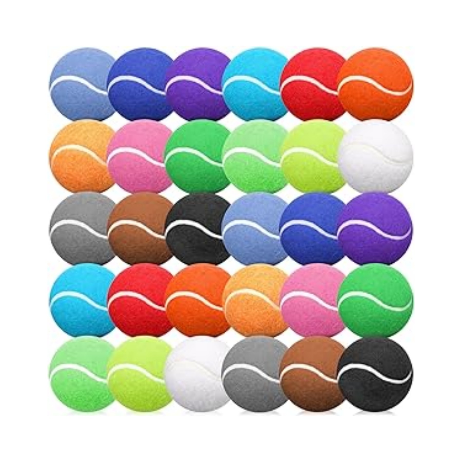 2.5inch Dog Training Tennis Balls 2