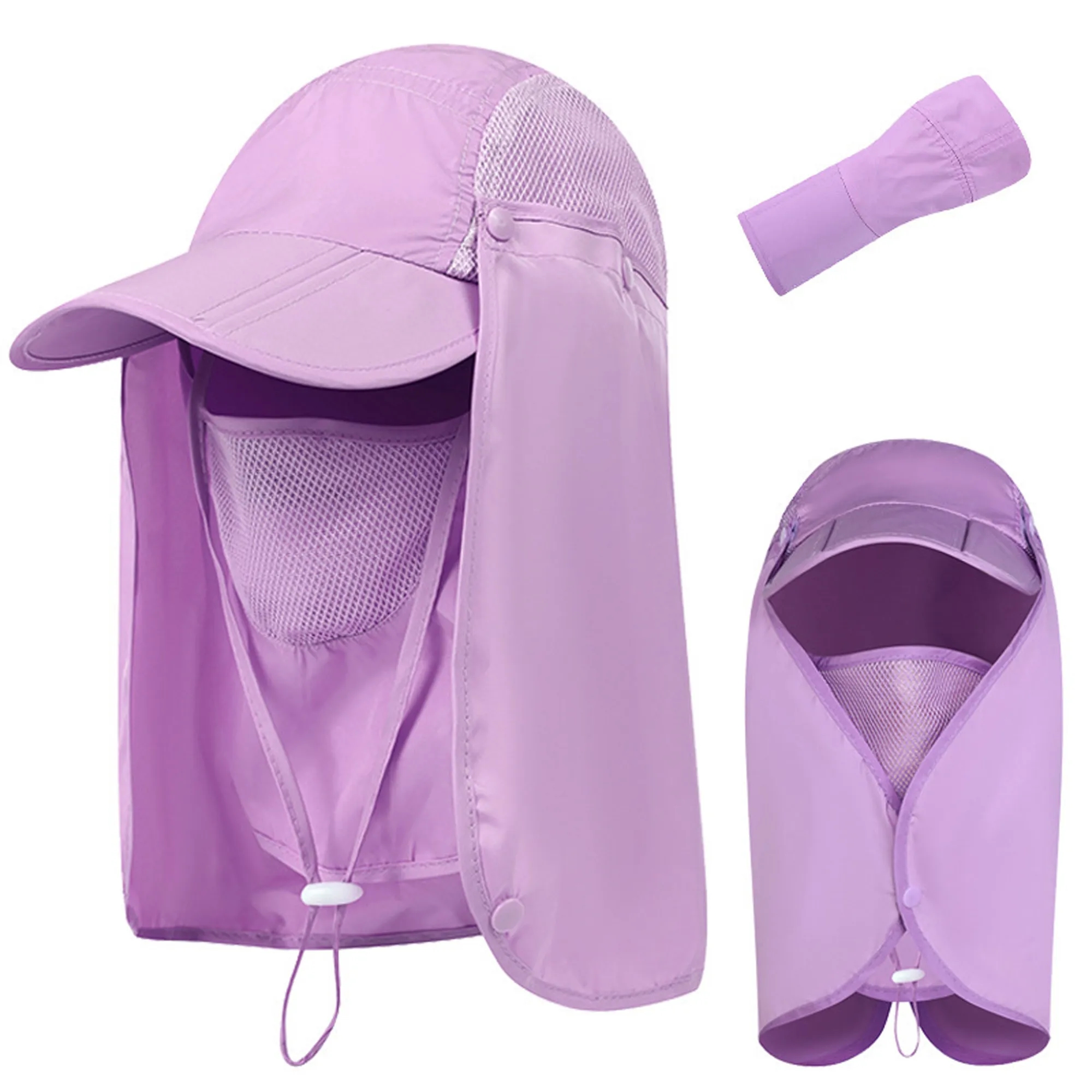 Multifunctional Fishing Hat With Neck & Face Flap Cover 3