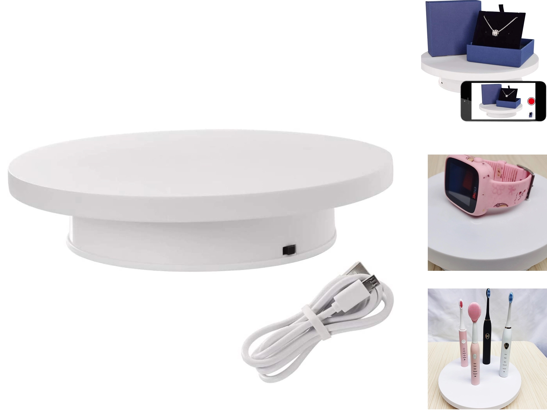 5.5 Inch Motorized Rotating Display Stand 4