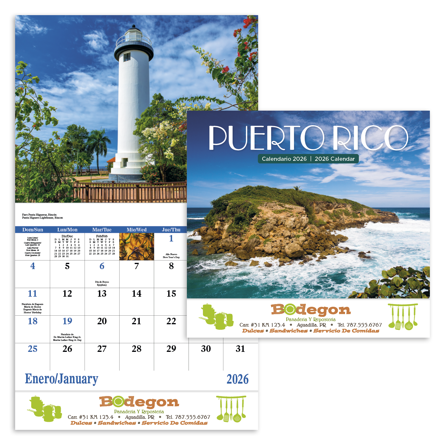 Good Value™ Puerto Rico - Stapled Calendar 16