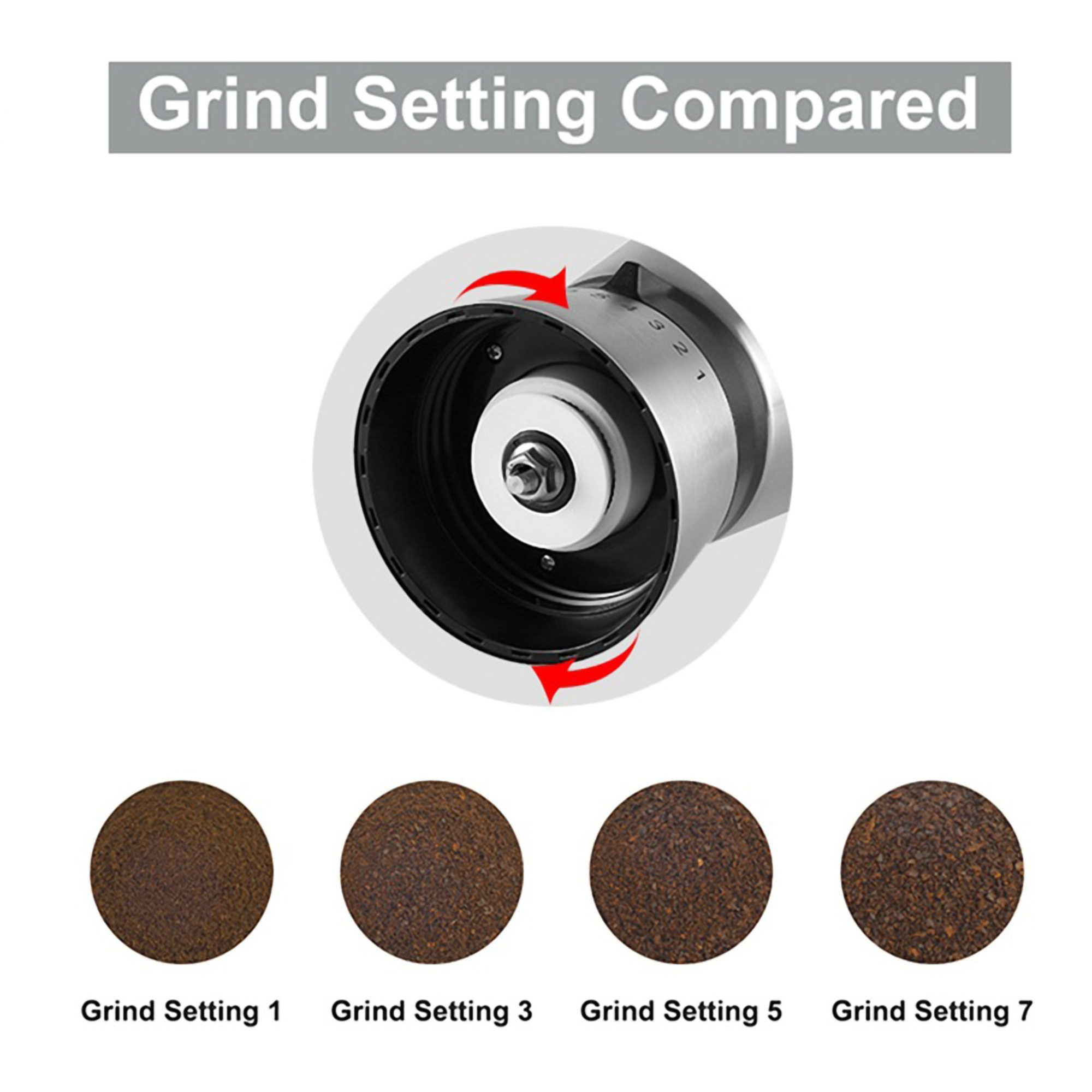 Adjustable Manual Coffee Grinder 3
