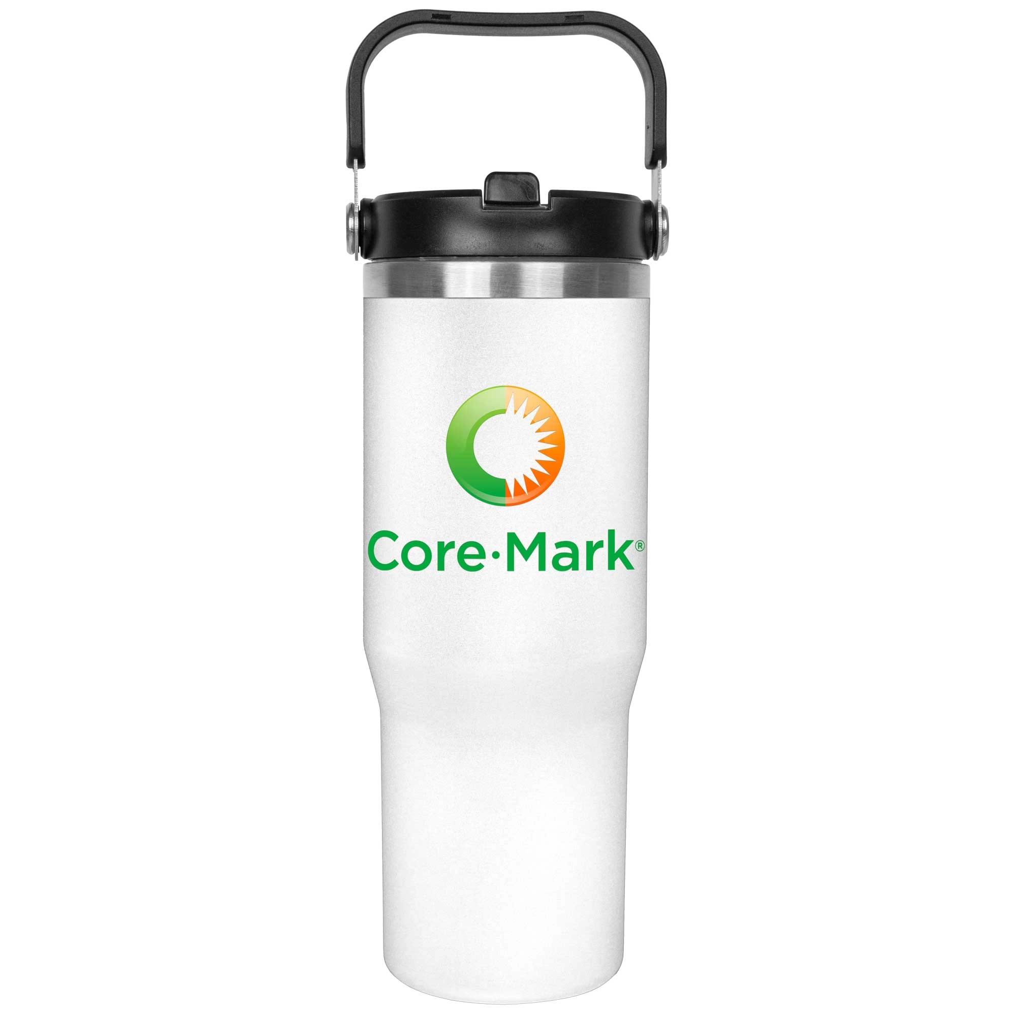 30oz. Stainless Steel Insulated Mug with Handle and Built-In 13