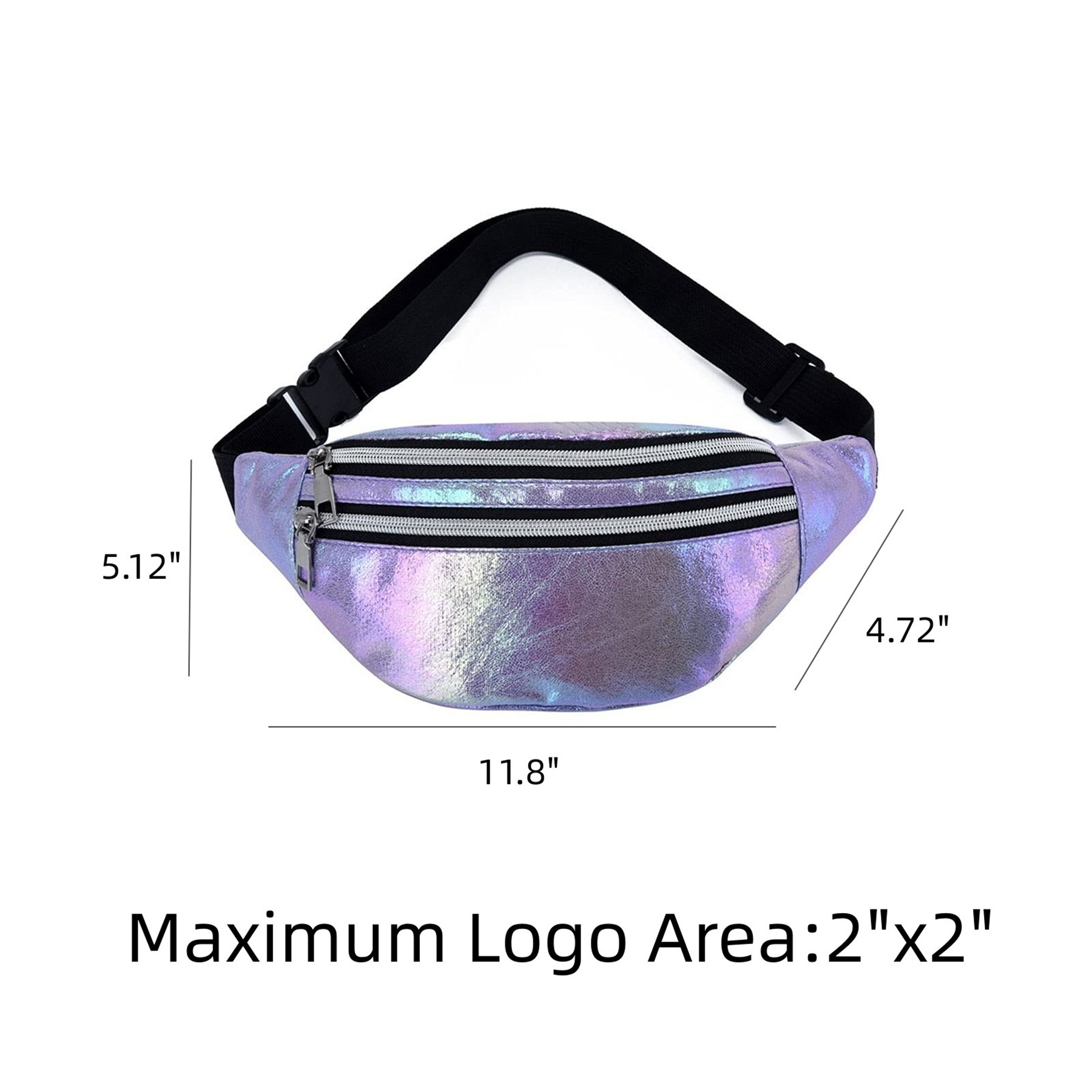Shiny Holographic Waist Bag 2