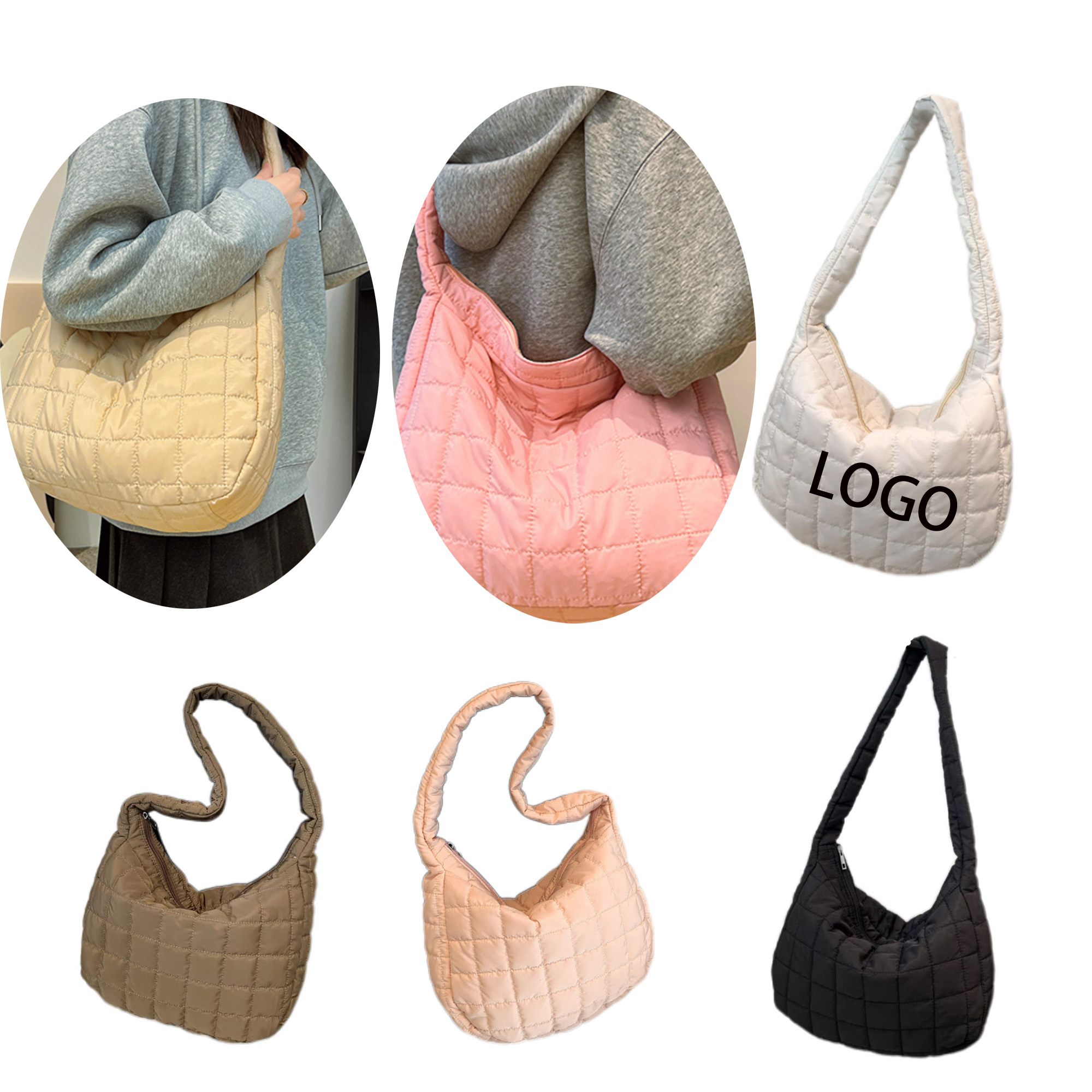 Ruched Cloud Dumpling Bags 4