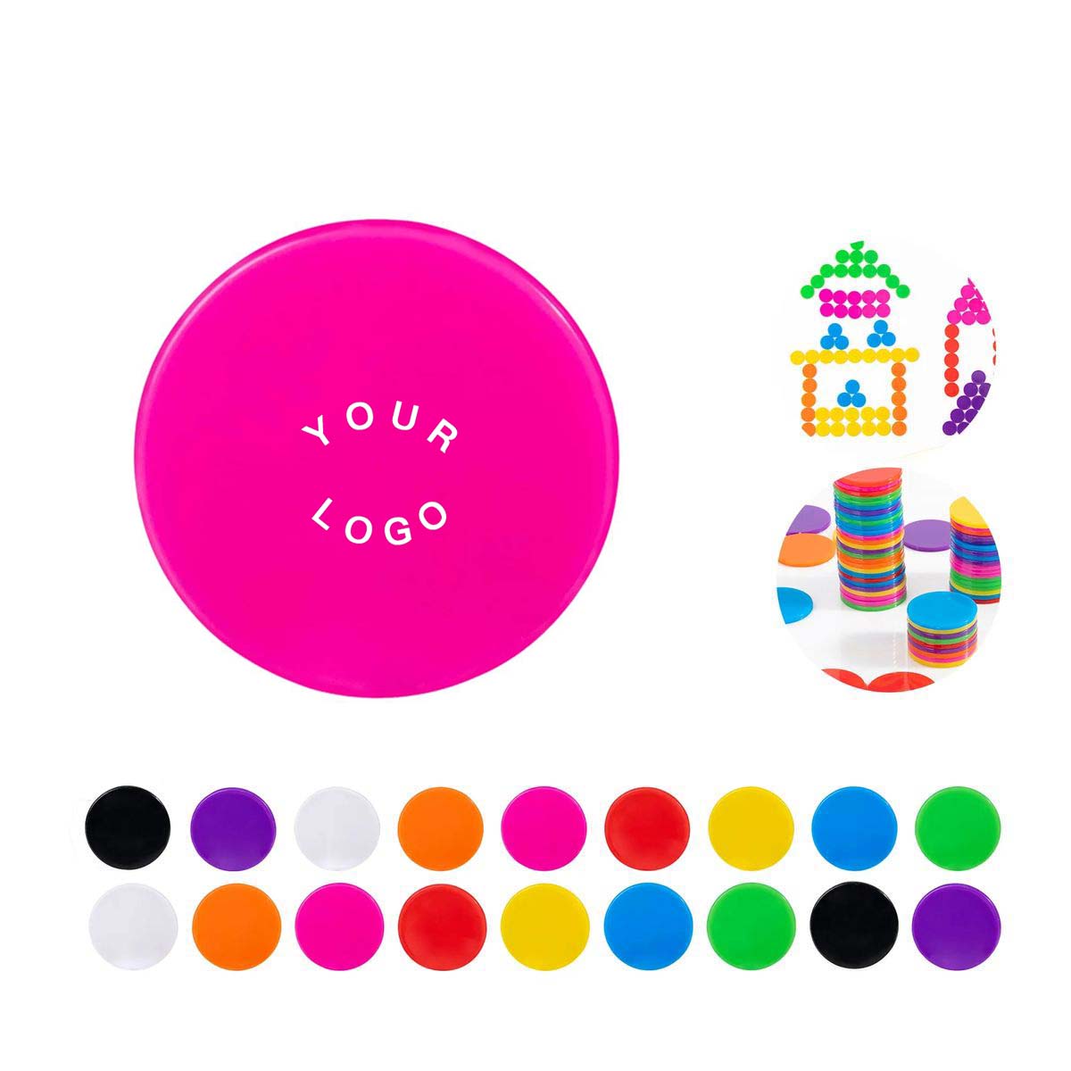 Custom Printed Poker Chips for Educational or Game Use 16