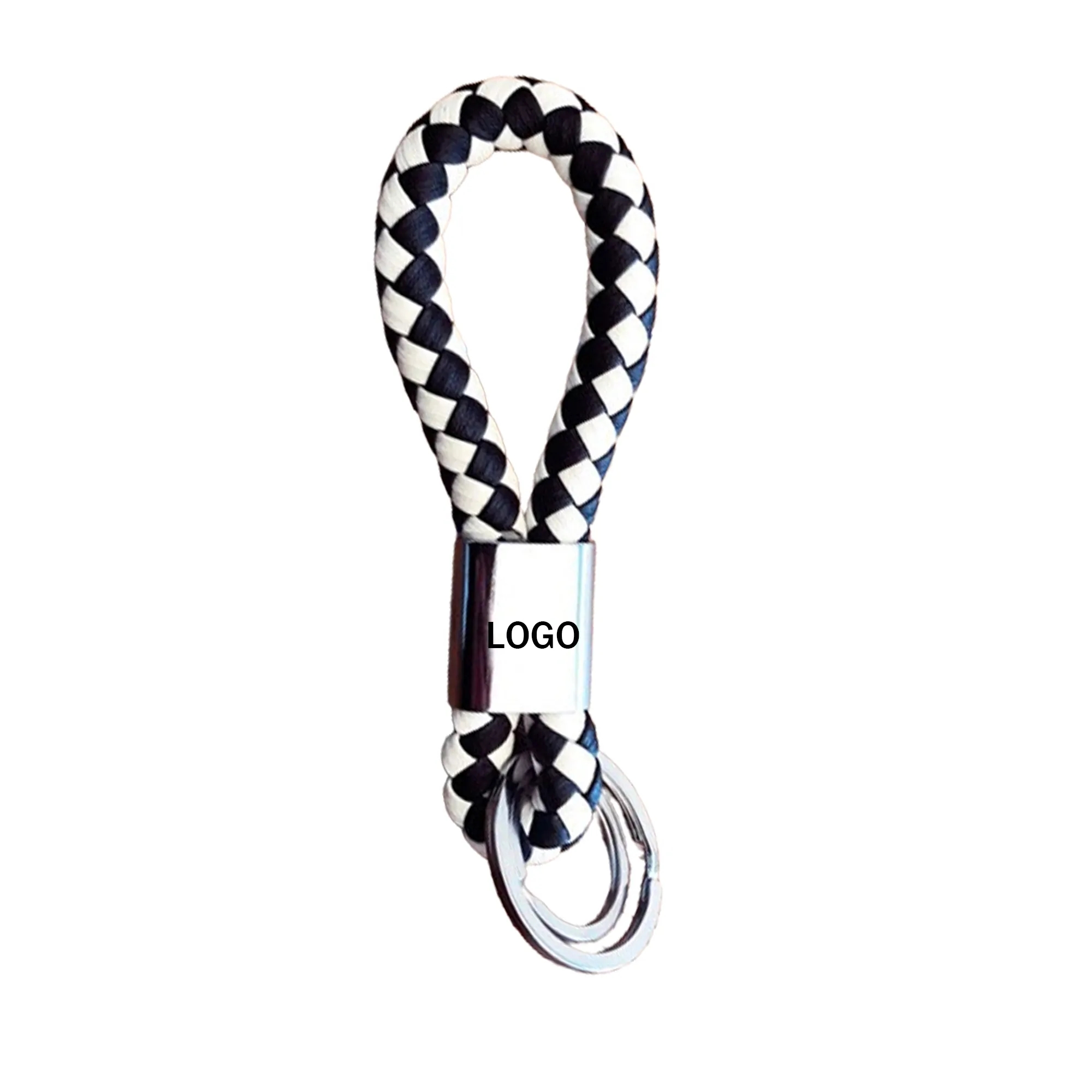 Custom PU Woven Keychain 9