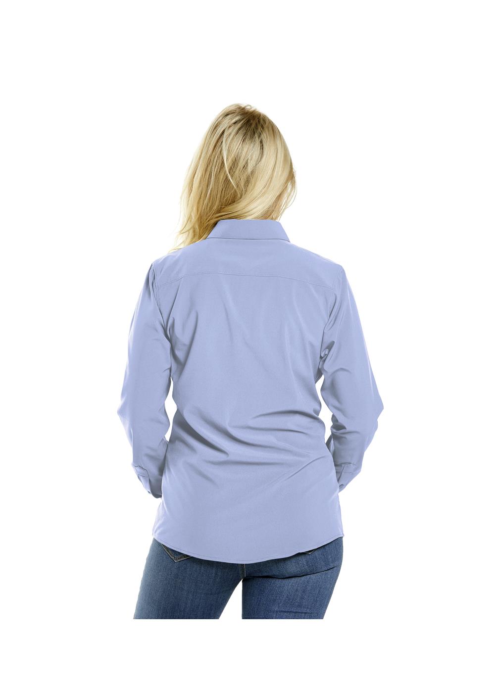 Storm Creek Women's Influencer 4-Way Stretch Solid Woven Shirt 16