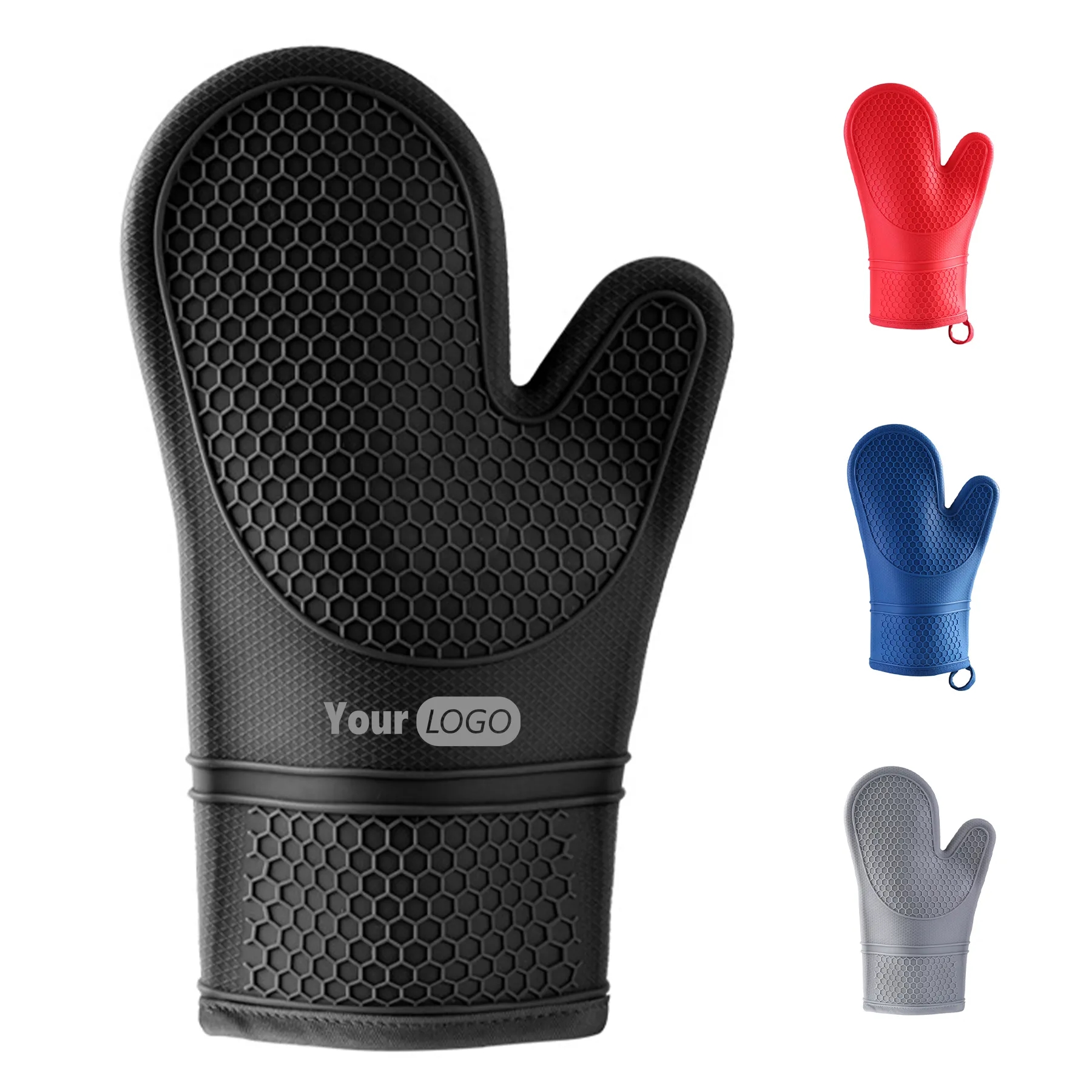 Silicone Household Kitchen Baking Microwave Gloves 4