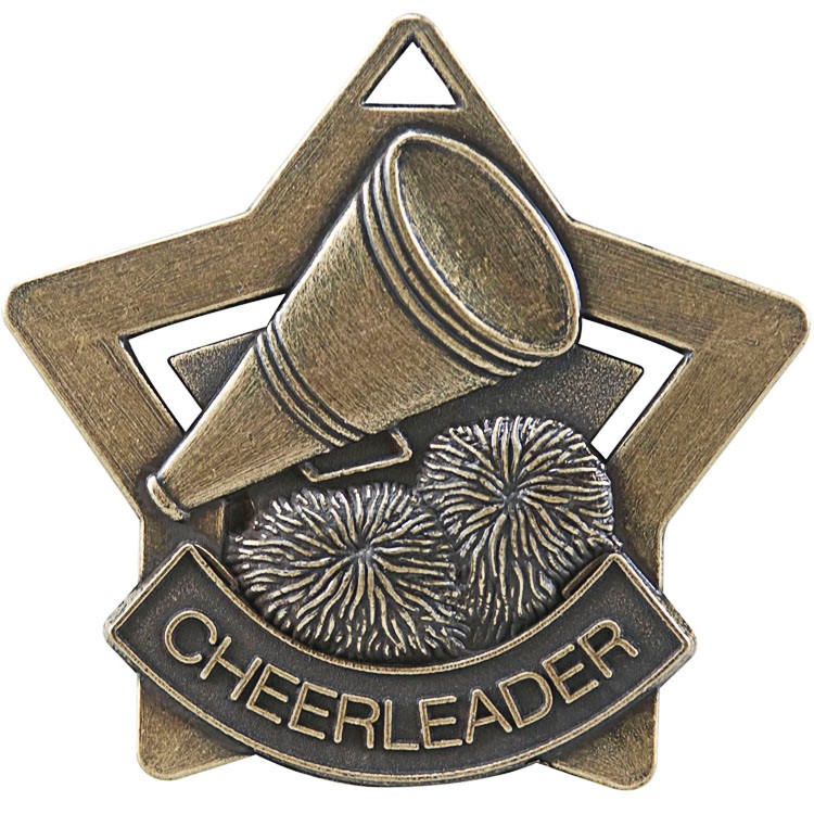 Cheer Star Medal, 2 1/4" Star 2