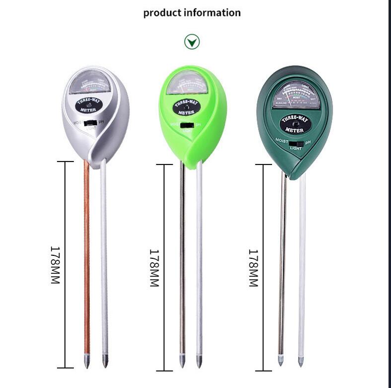 3-in-1 Soil Tester with Moisture, Light and PH 3