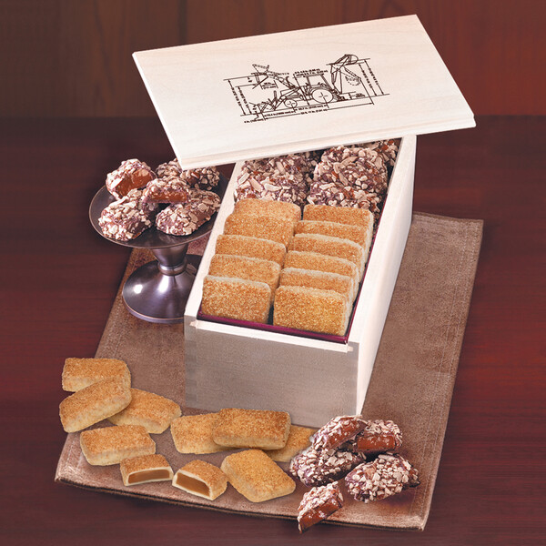 English Butter Toffee & Cinnamon Churro Toffee in Wooden Collector's Box 2