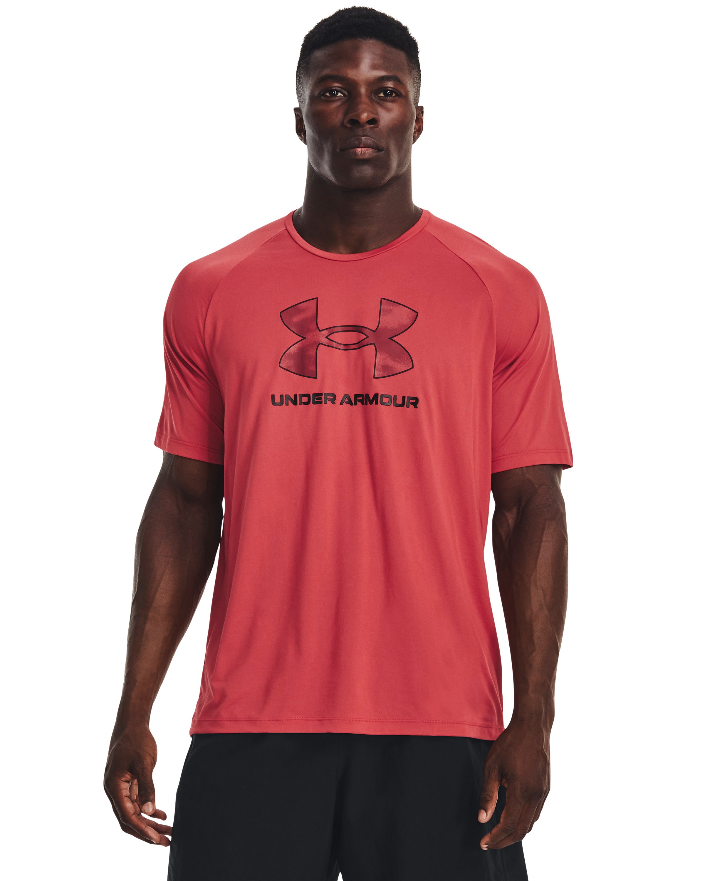 Men's UA Tech Big Logo Print Fill Short Sleeve  5