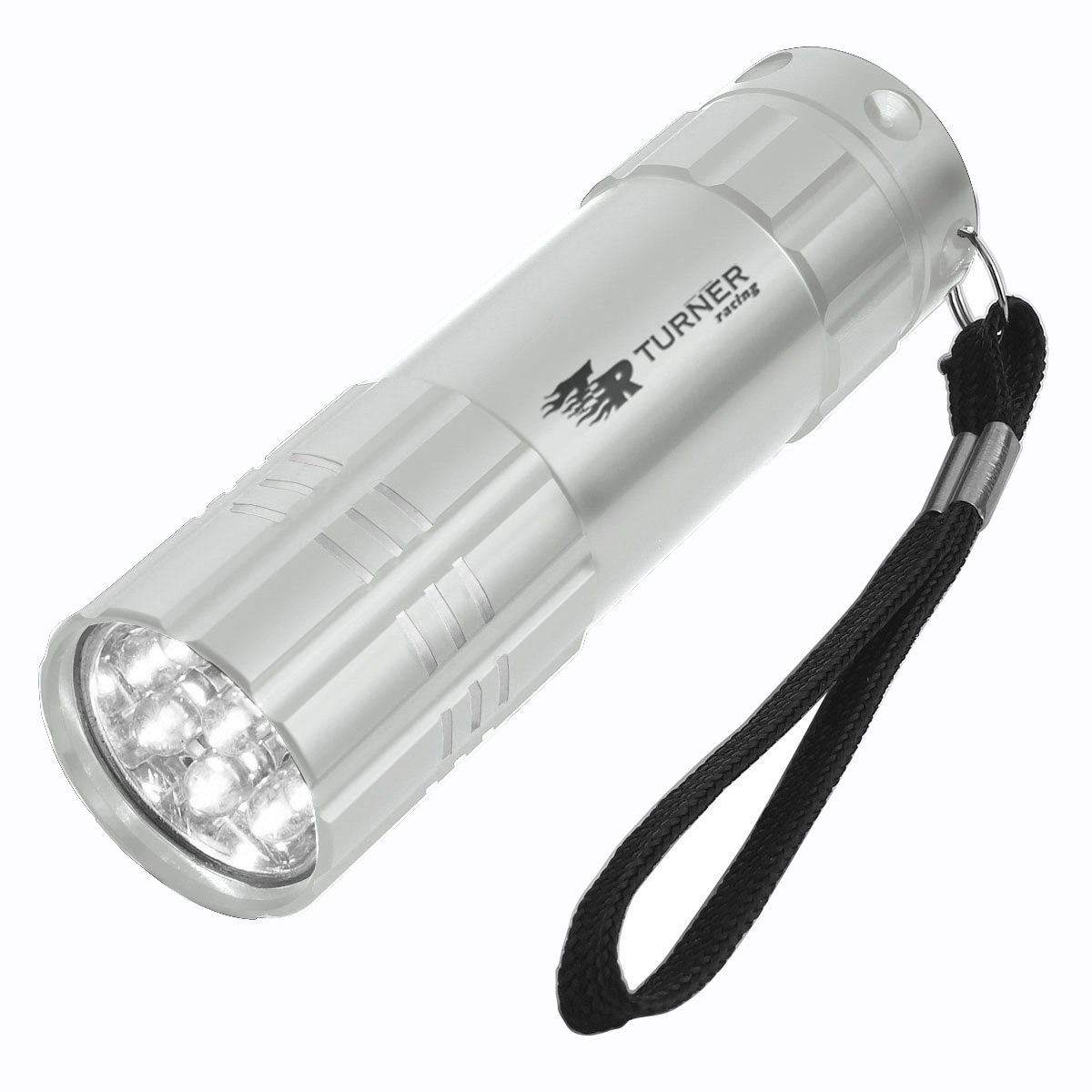Aluminum LED Flashlight With Strap 5
