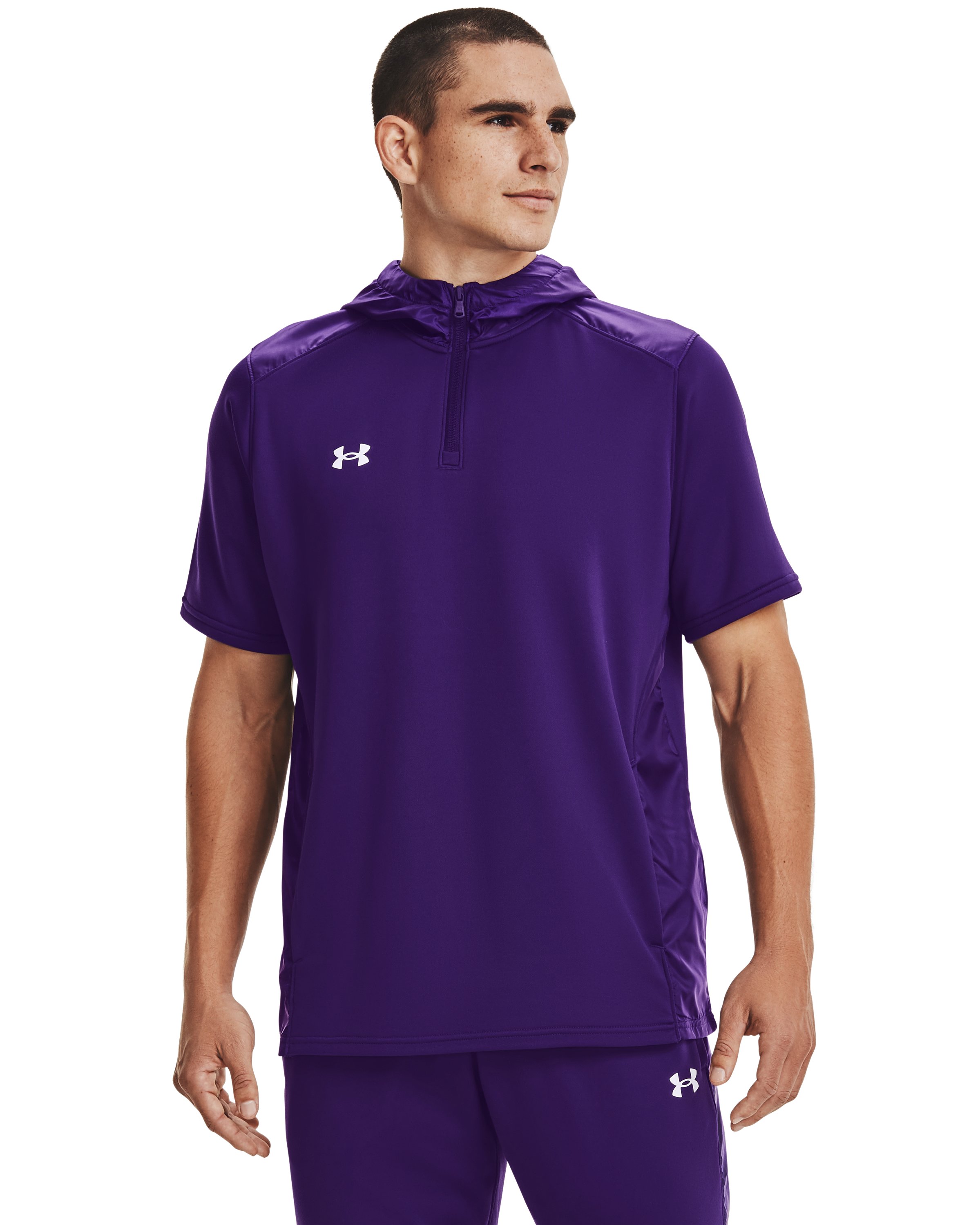 UA Command Men's Short Sleeve Hoodie, custom hoodie or sweatshirt with logo imprint 10