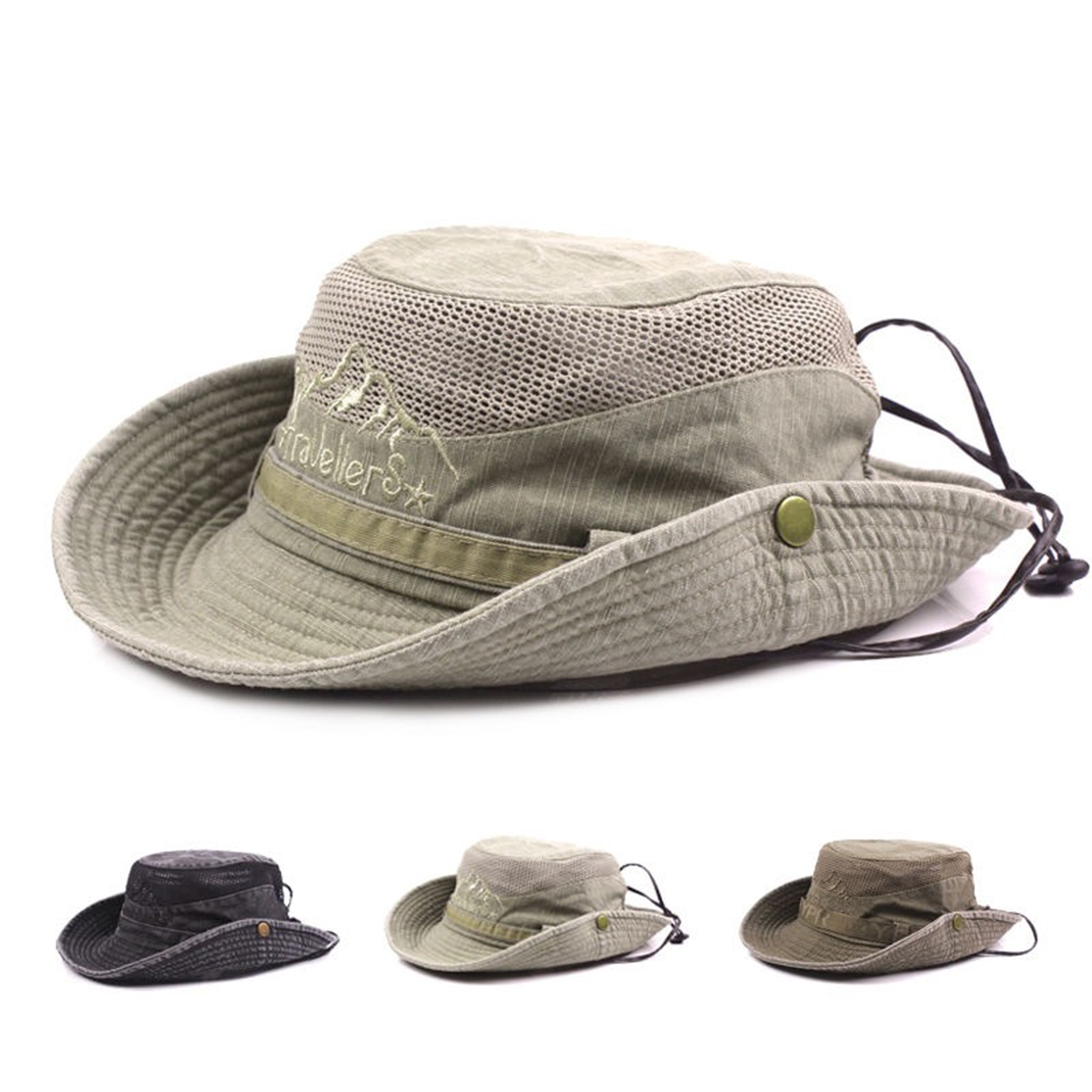 Sun Protection Floppy Visor Bucket Hat 2