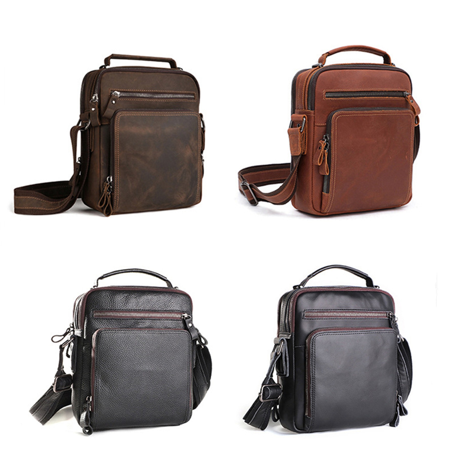Genuine Leather Messenger Bag 3