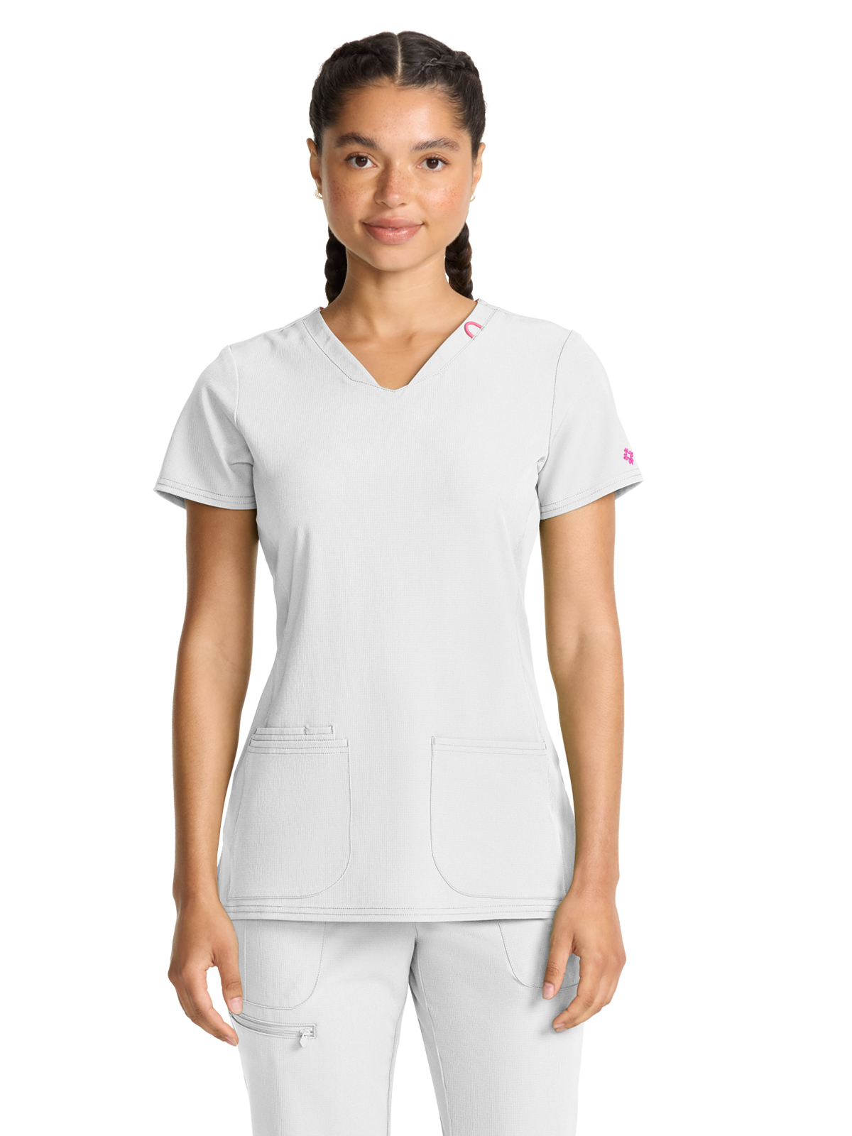 Med Couture - MC AMP - Women's 3-Pocket V-Neck Top 8
