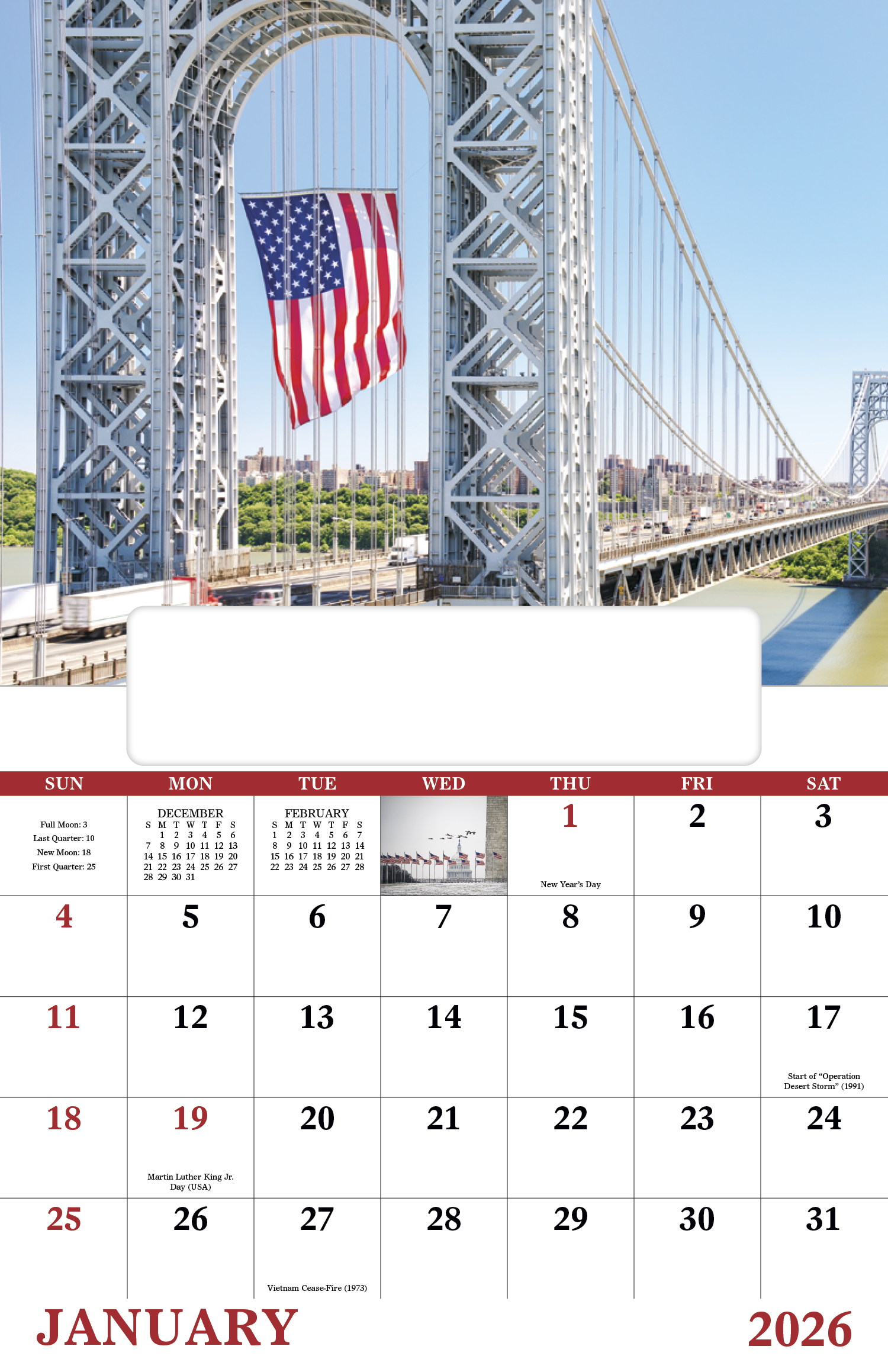 Good Value™ Celebrate America - Window Calendar 23
