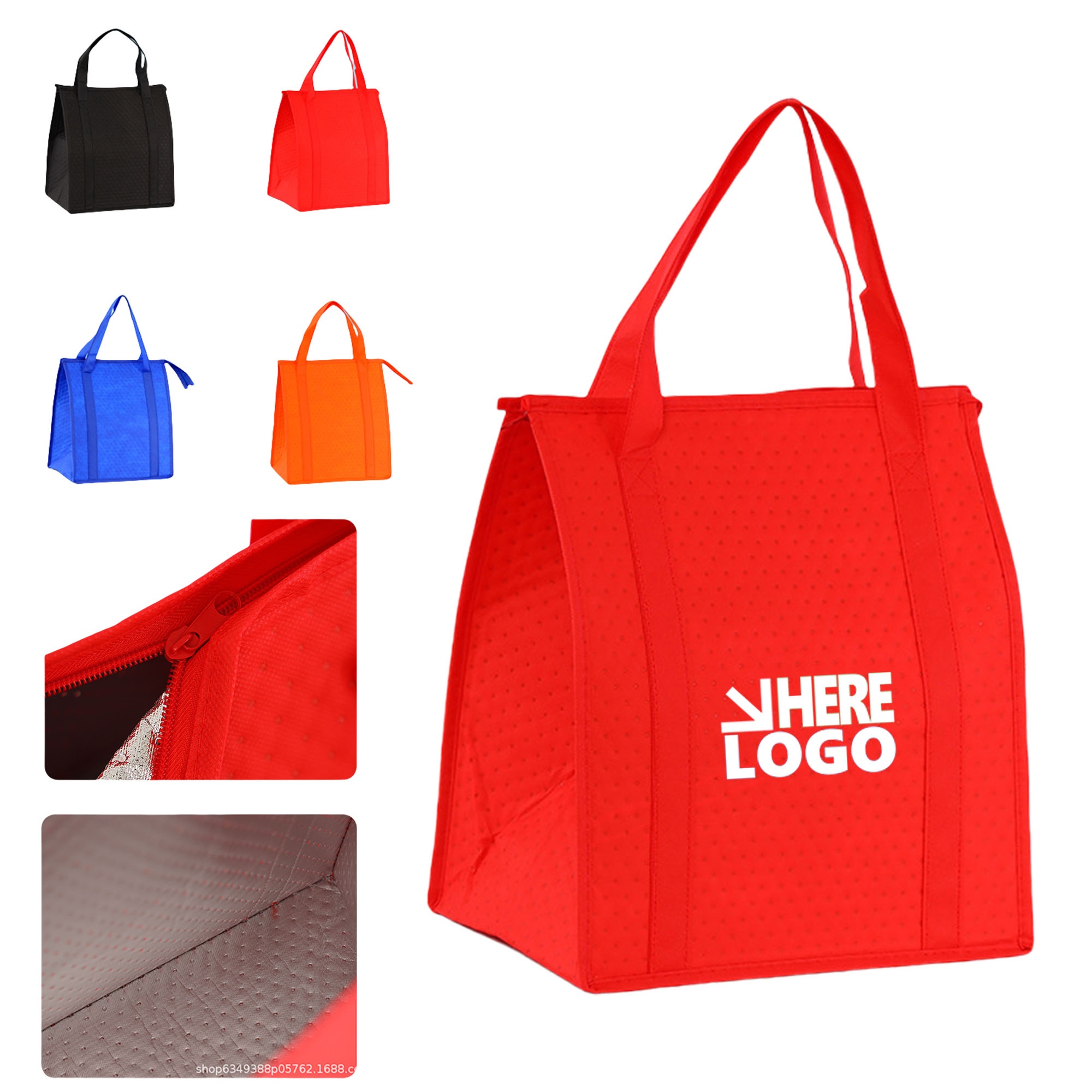 Insulated Grocery Bags With Zipper 2