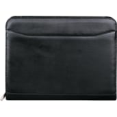 FSC® Mix Millennium Leather Zippered Padfolio 27