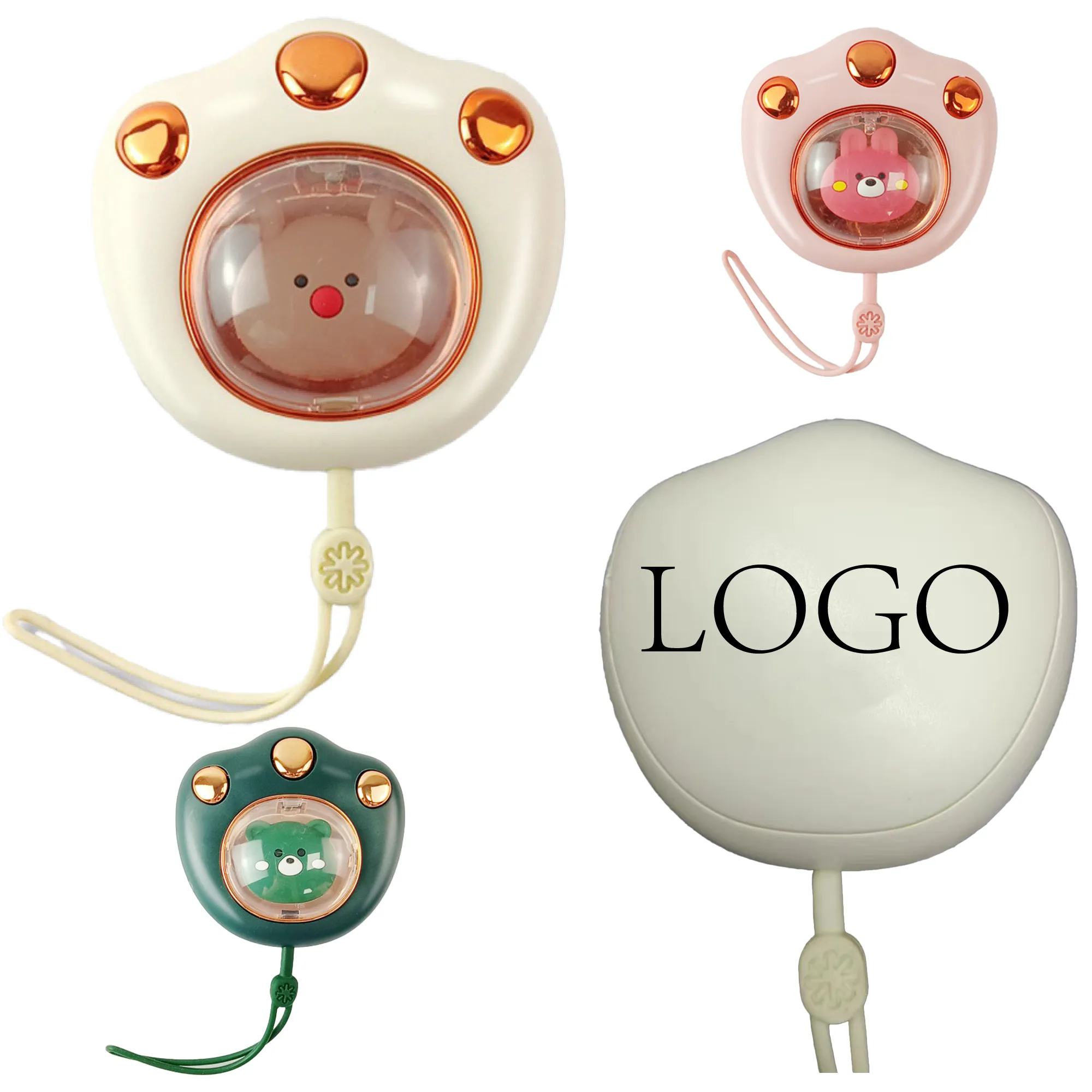 Rechargeable Cute Cat Paw Portable Type-C Hand Warmer 3