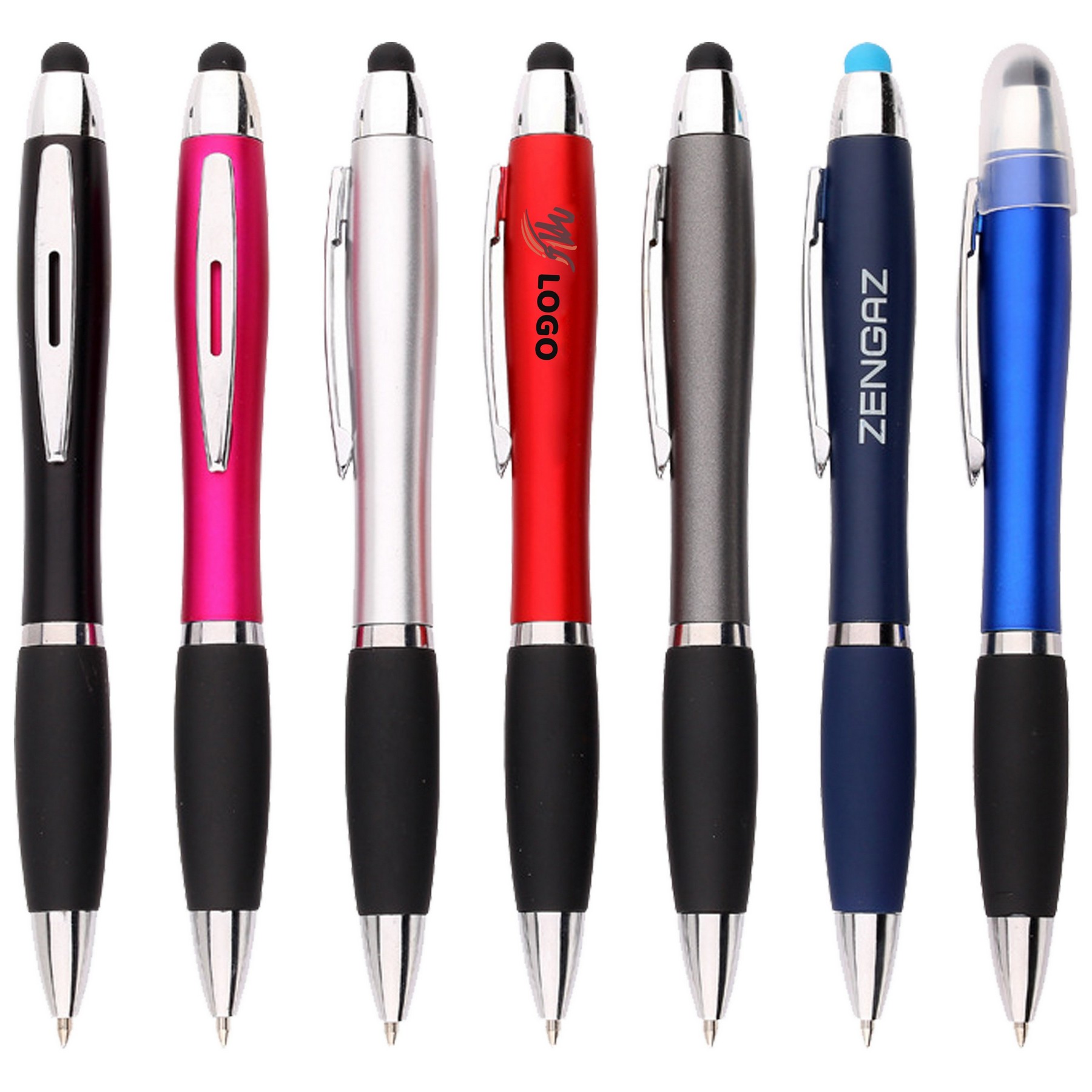 Logo Light Up Stylus Pen