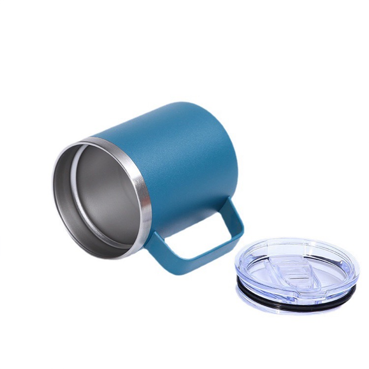 12 oz. Stainless Steel Insulated Coffee Mug with Handle 7