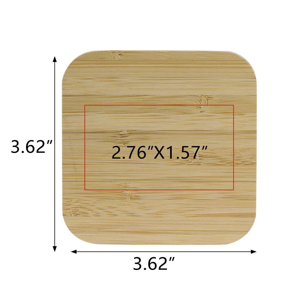 Paso 15W Bamboo Eco-Friendly Wireless Charger