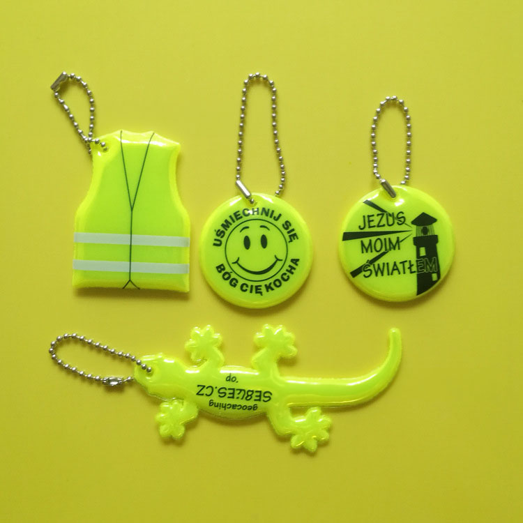 Reflective Safety Vest Key Chain 3