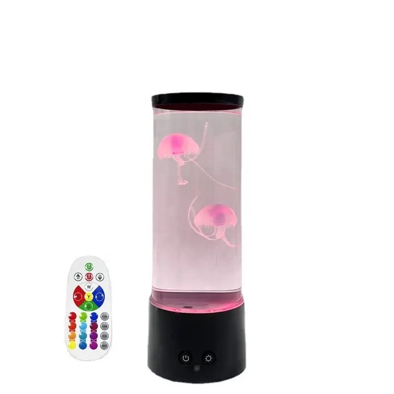 LED Atmosphere Light Lamp Aquarium Jellyfish Lava Lamp LED Atmosphere Light Lamp Aquarium Jellyfis 4