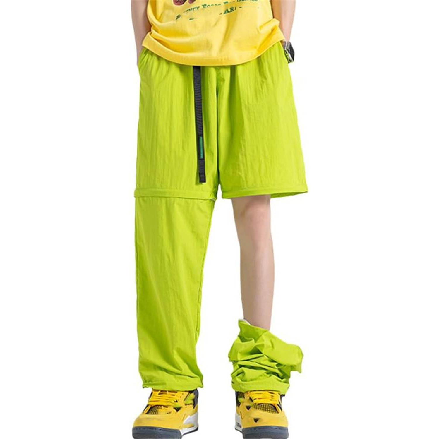 Y2K Baggy Parachute Low Waist Layered Ruched Pants 4