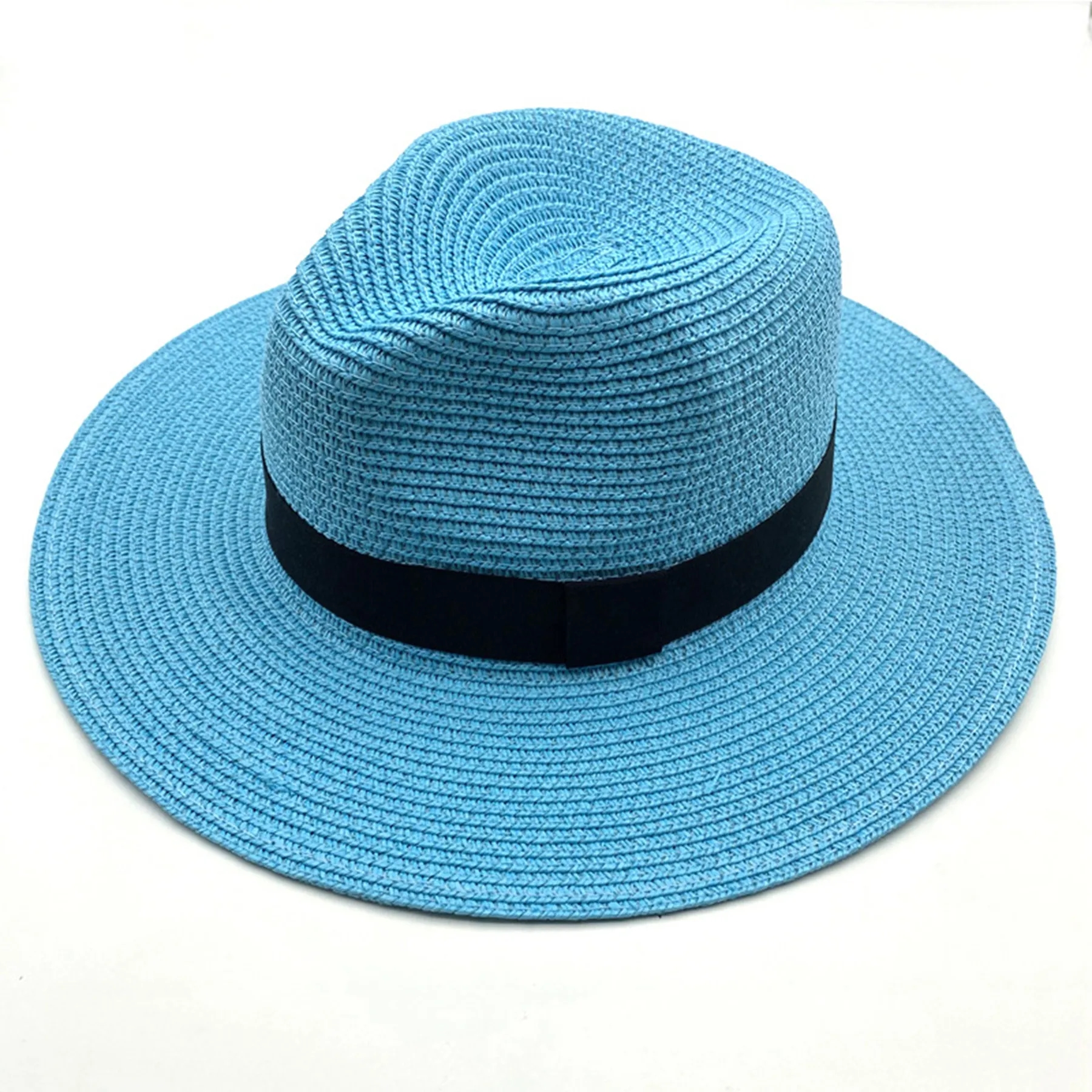 Beach Panama Hats Paper Women Men Straw 5