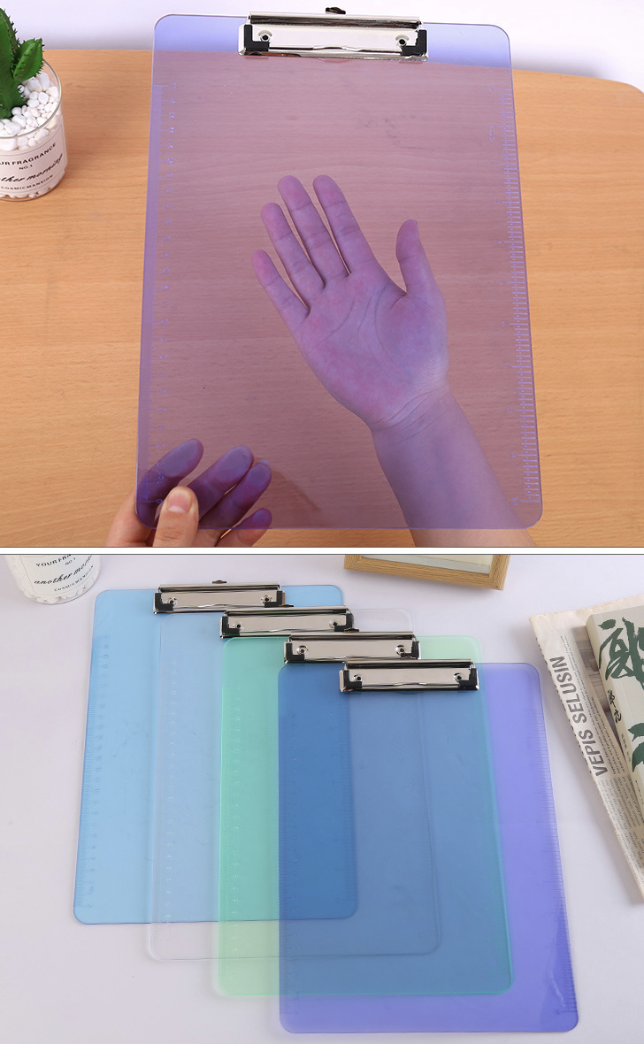 Plastic Clipboard with Dual-scale edge markings 5