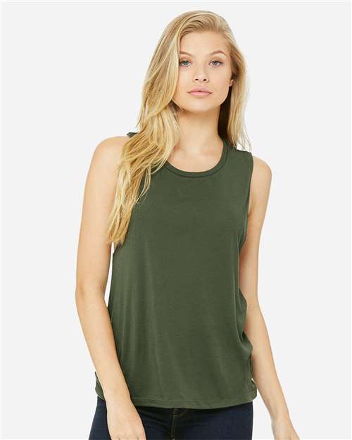 Women's Flowy Scoop Muscle Tank - 8803 10