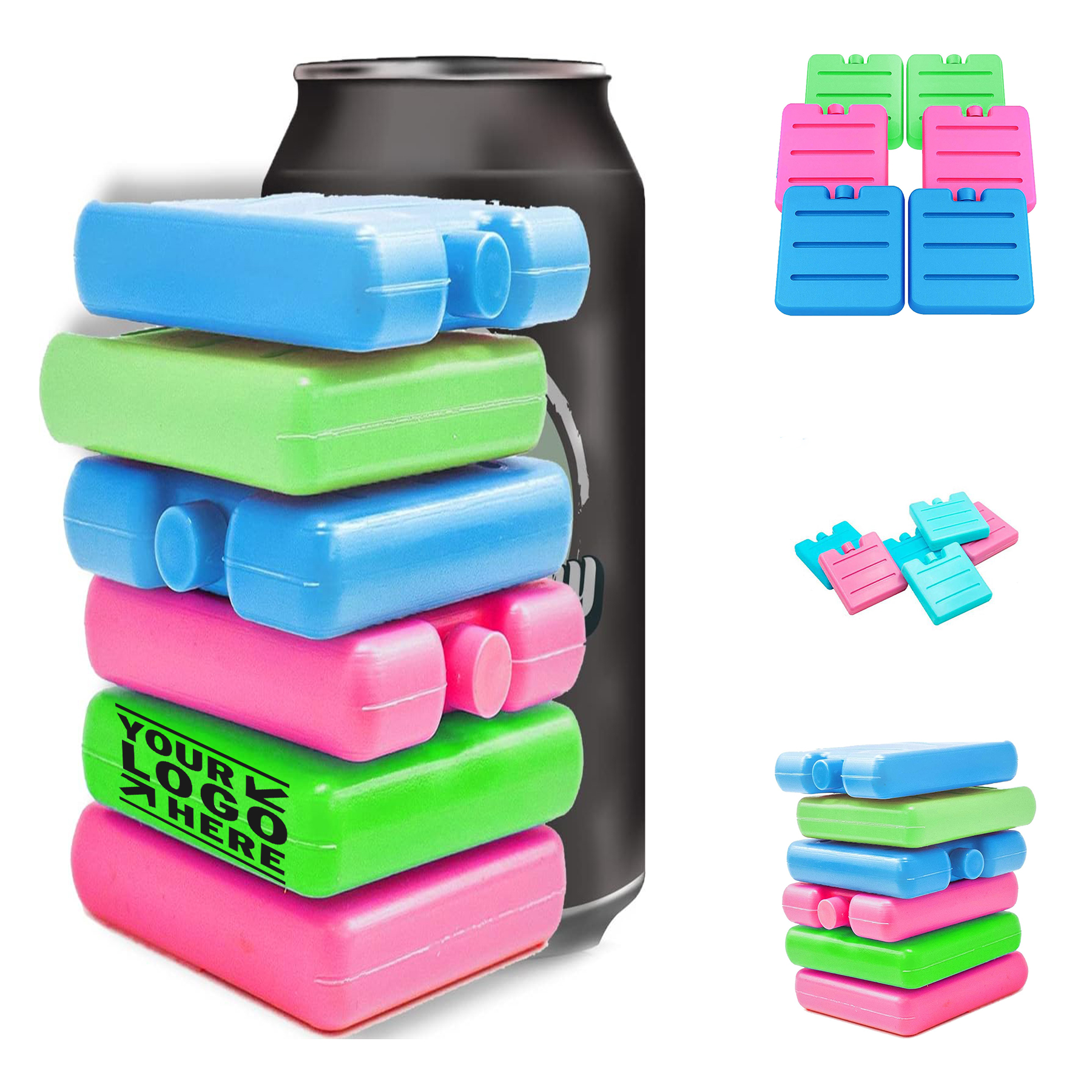 Approved Replacement Fit Most Anywhere Small Lunch Ice TSA Compliant Slim Reusable Freezer Pack 2