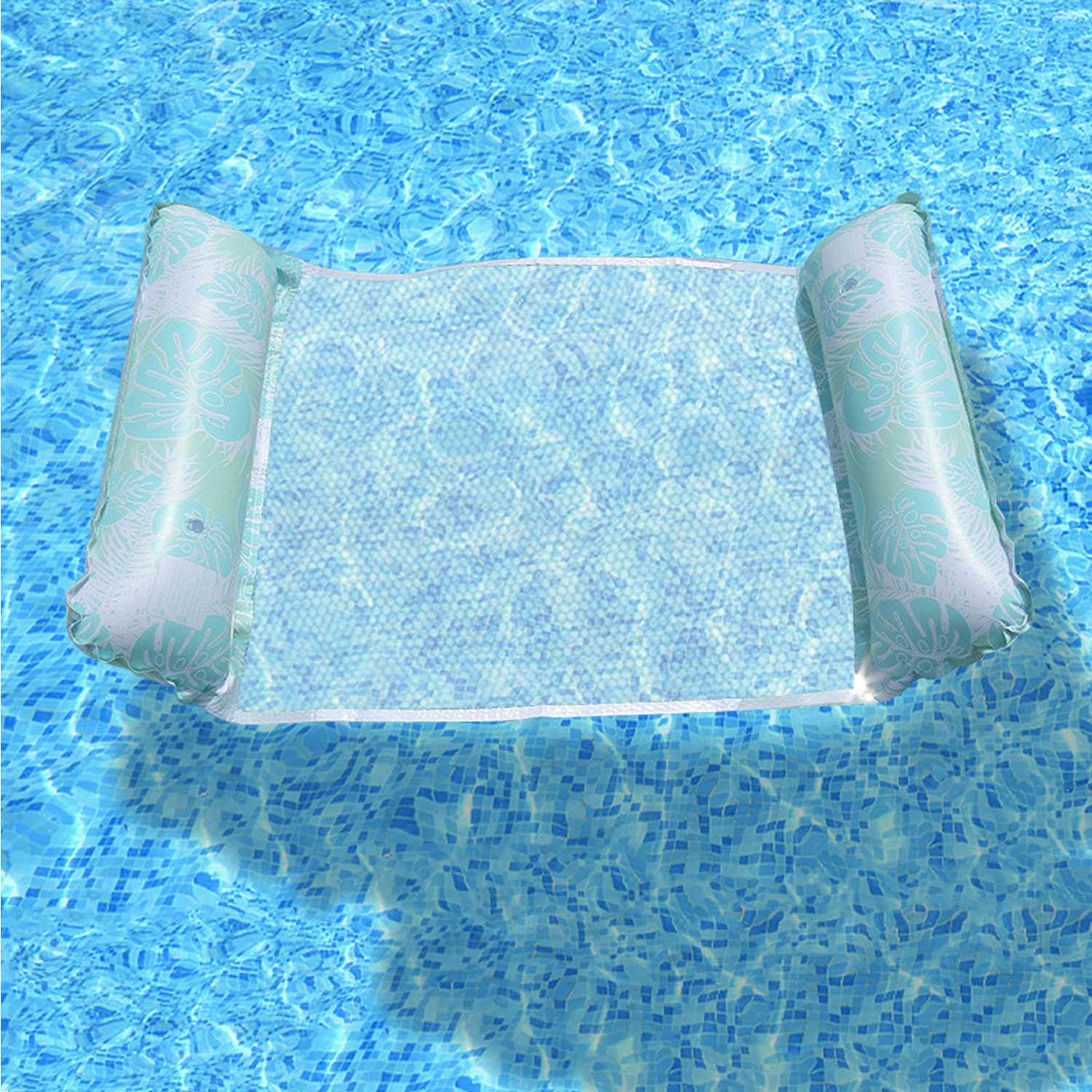 Inflatable Lounge Float – Foldable Backrest 5