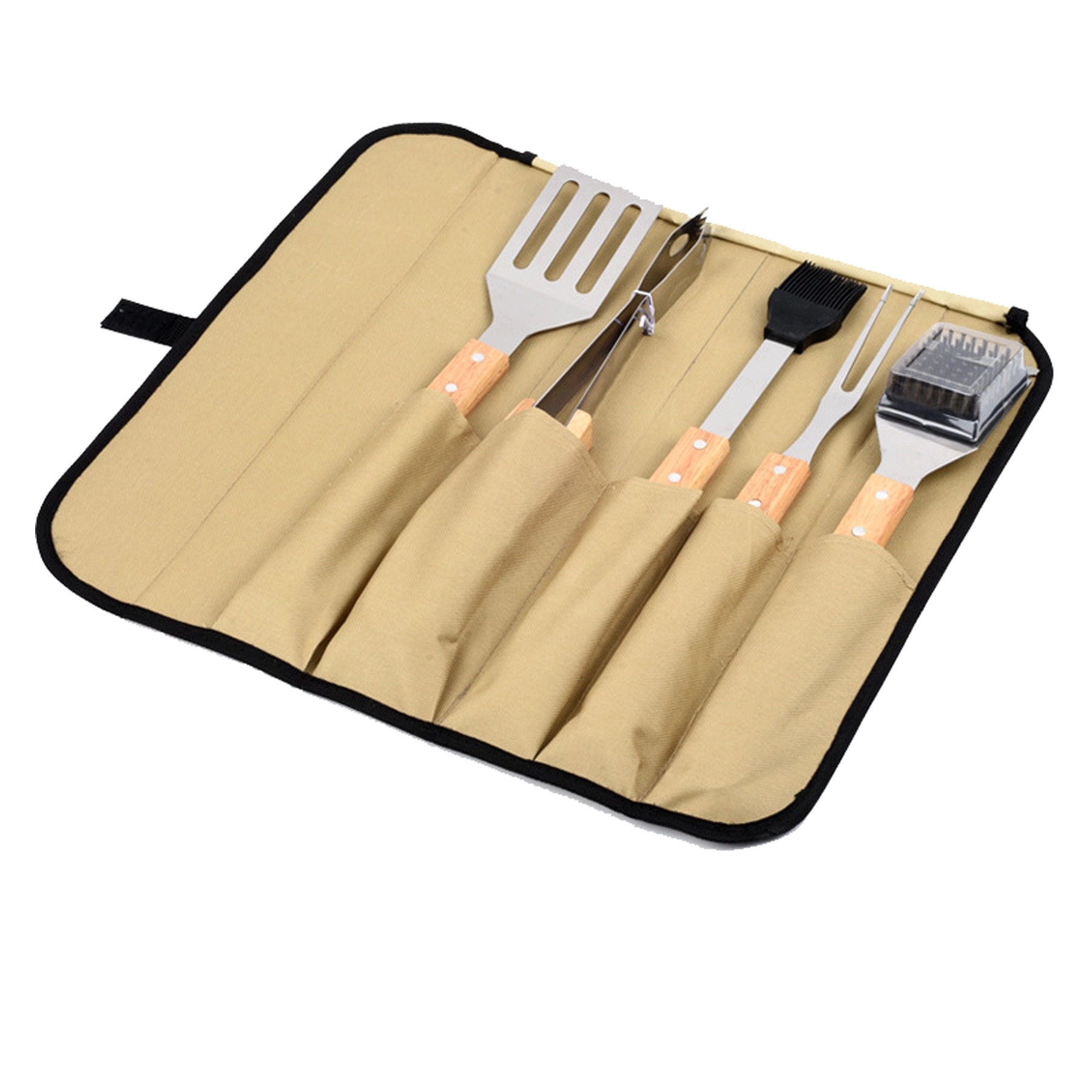 Wooden Handle Barbecue Tool Set 3
