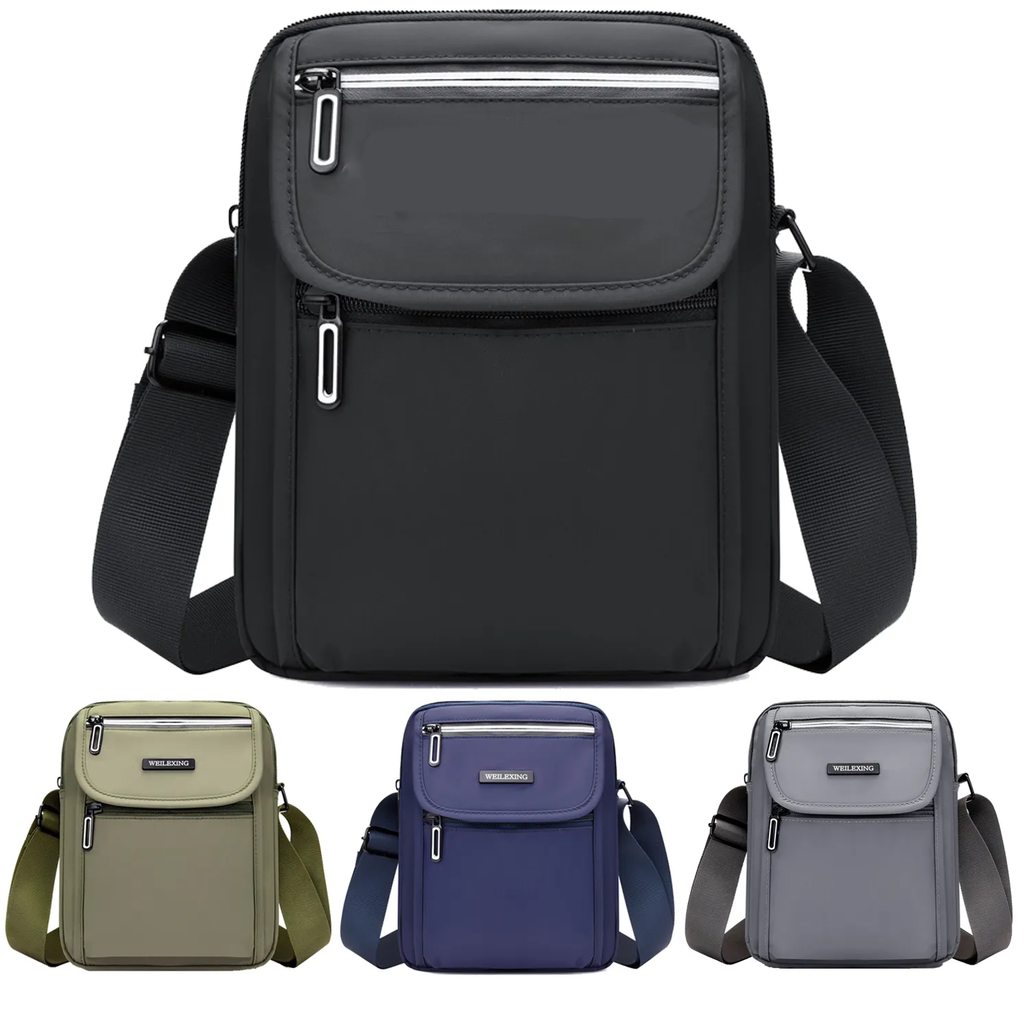 Small Men's Crossbody Waterproof Messenger Bag Purse 2
