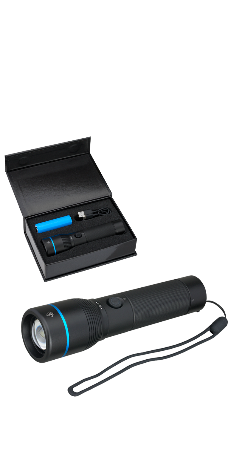 Urban Peak® Rechargeable 20W Crosshatch Flashlight 21
