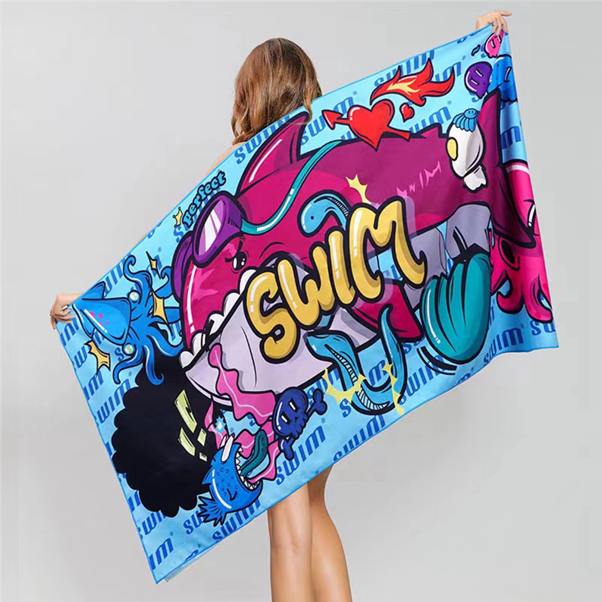 Double Faced Velvet Sports Quick Drying Towel 4