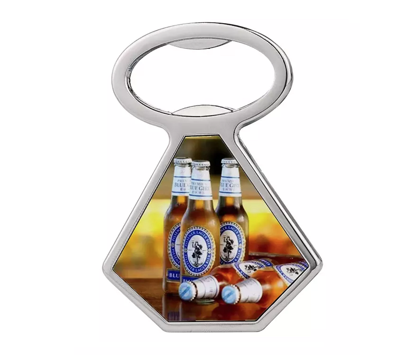 Diamond Shaped Zinc Alloy Fridge Magnet 3