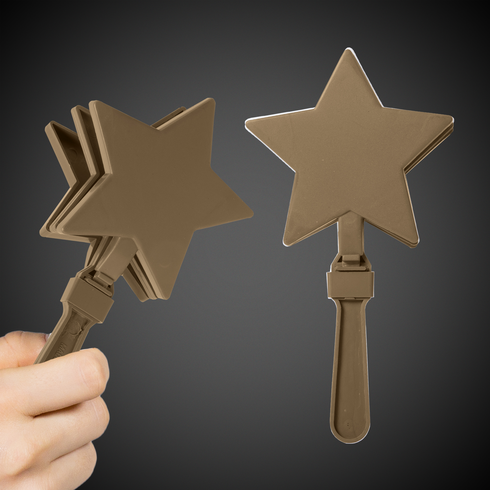 7" Gold Star Hand Clapper(Imprintable) 7