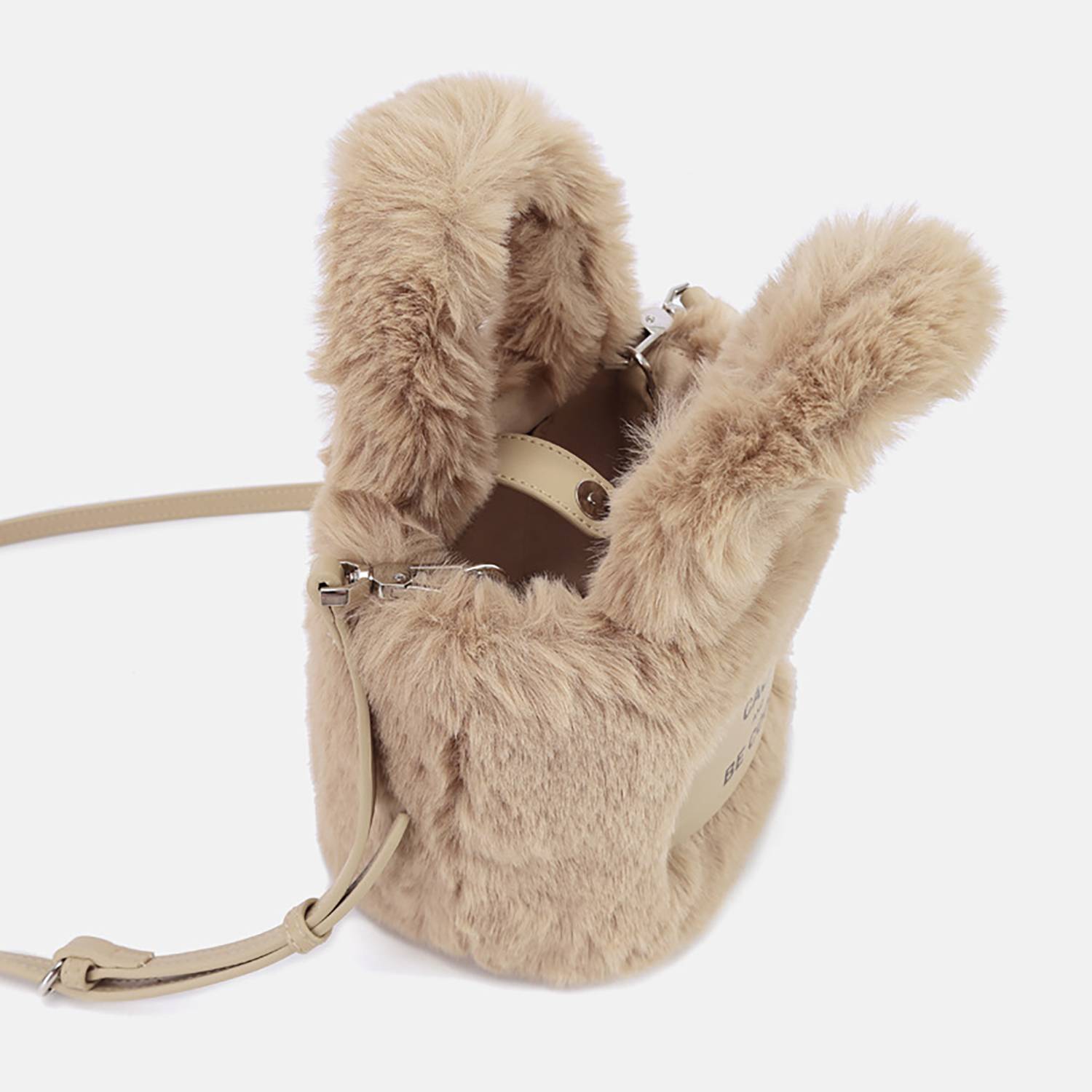 Fleece Furry Bucket bag 8