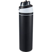 Elvin 28oz Recycled Stainless Flip Straw Bottle, custom water bottle with logo imprint 88