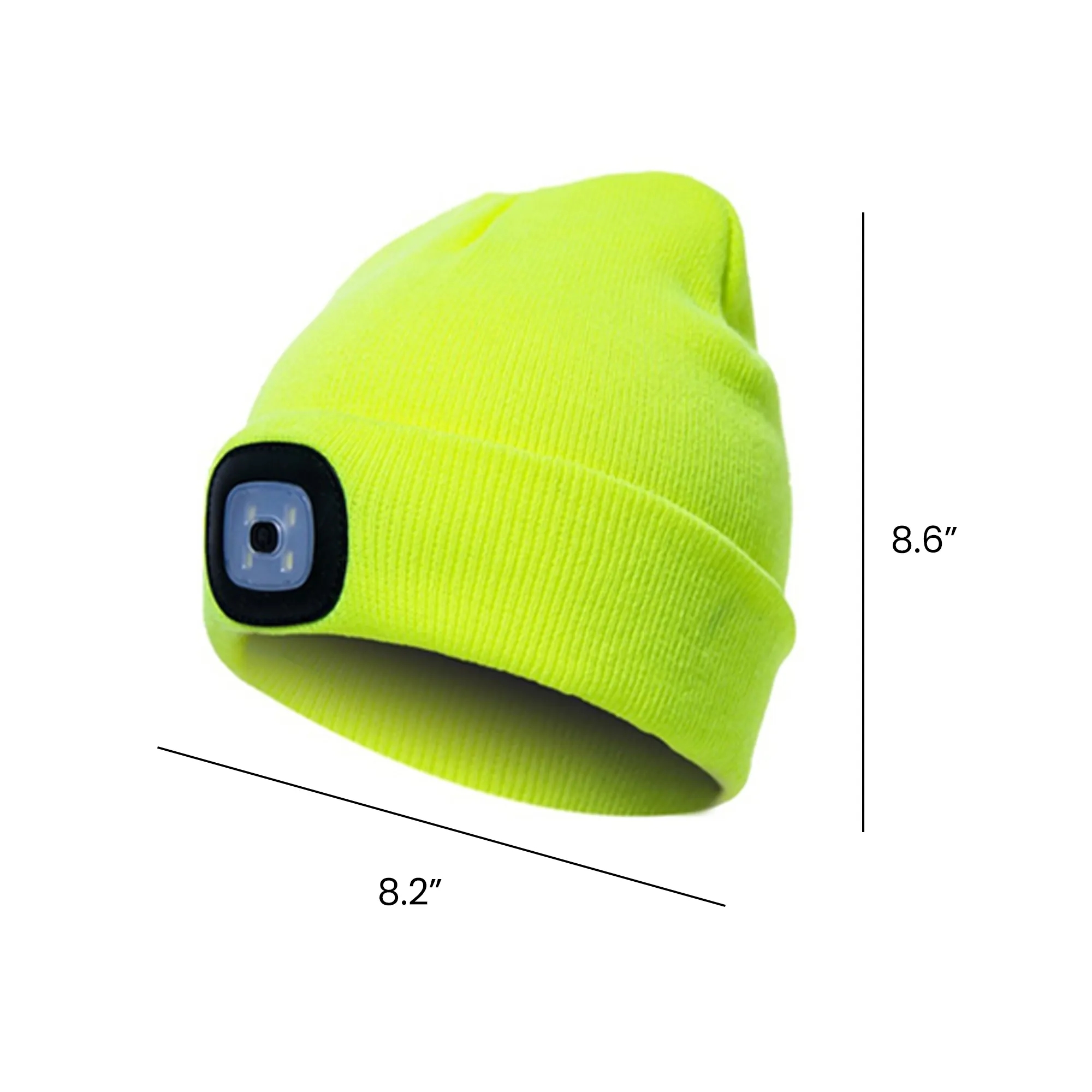 Knitted Hat LED Light 8.6"x8.2" 1