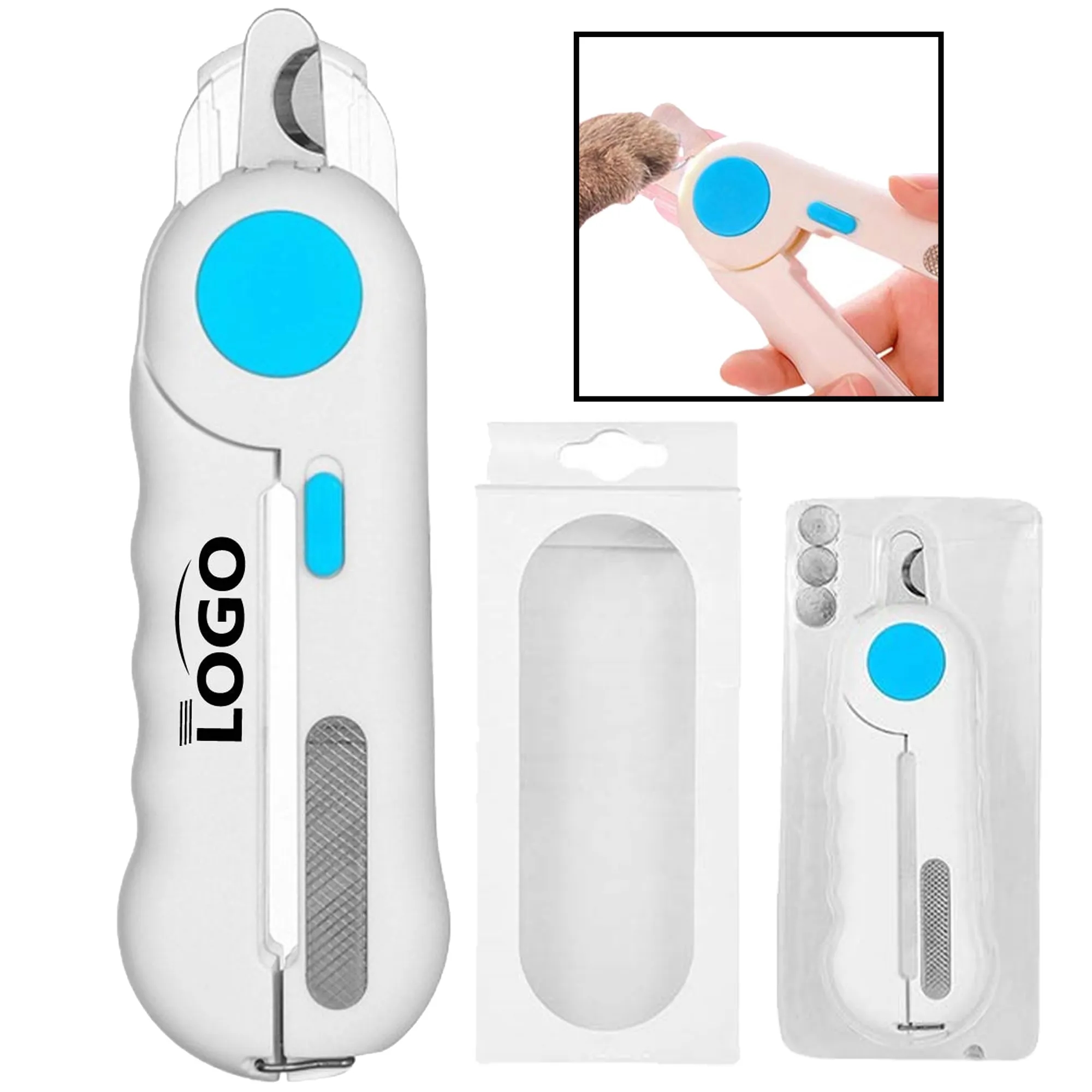 2-in-1 Dog Nail Grinder with LED Light 2