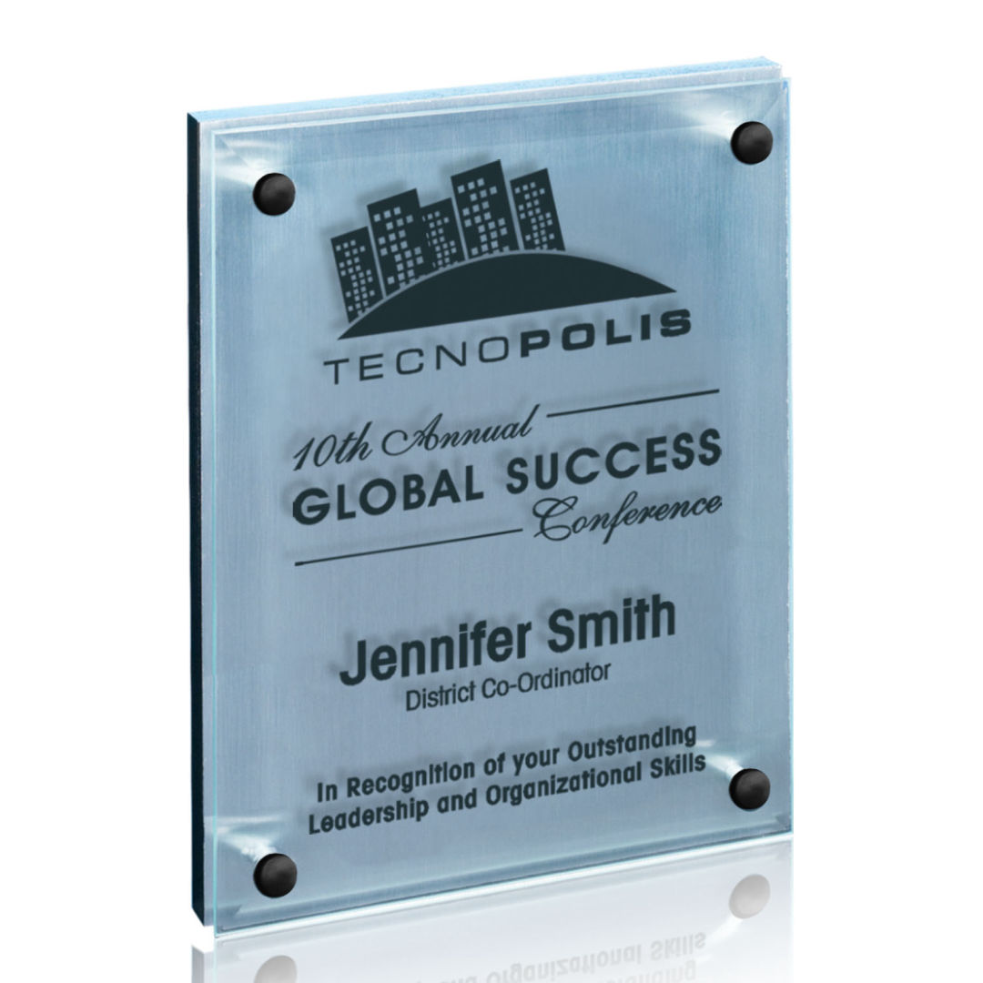 Kingston Plaque - Metallic Silver 18